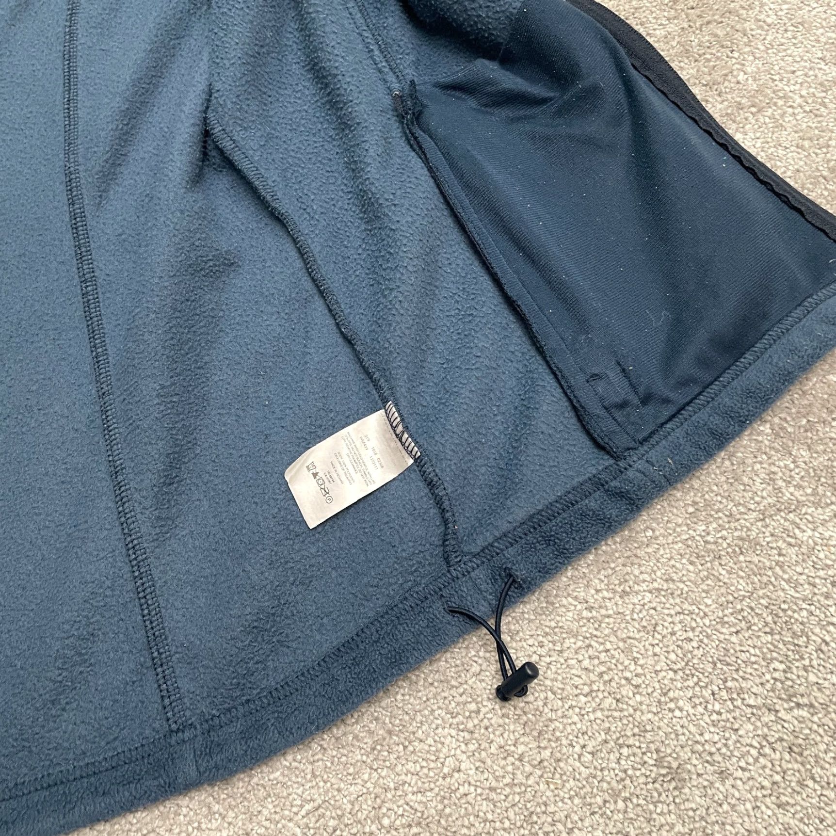 Vintage Columbia Jacket Womens XL Blue Benton Springs Fleece Full Zip Pockets Hiking Size XL / US 12-14 / IT 48-50 - 6 Thumbnail