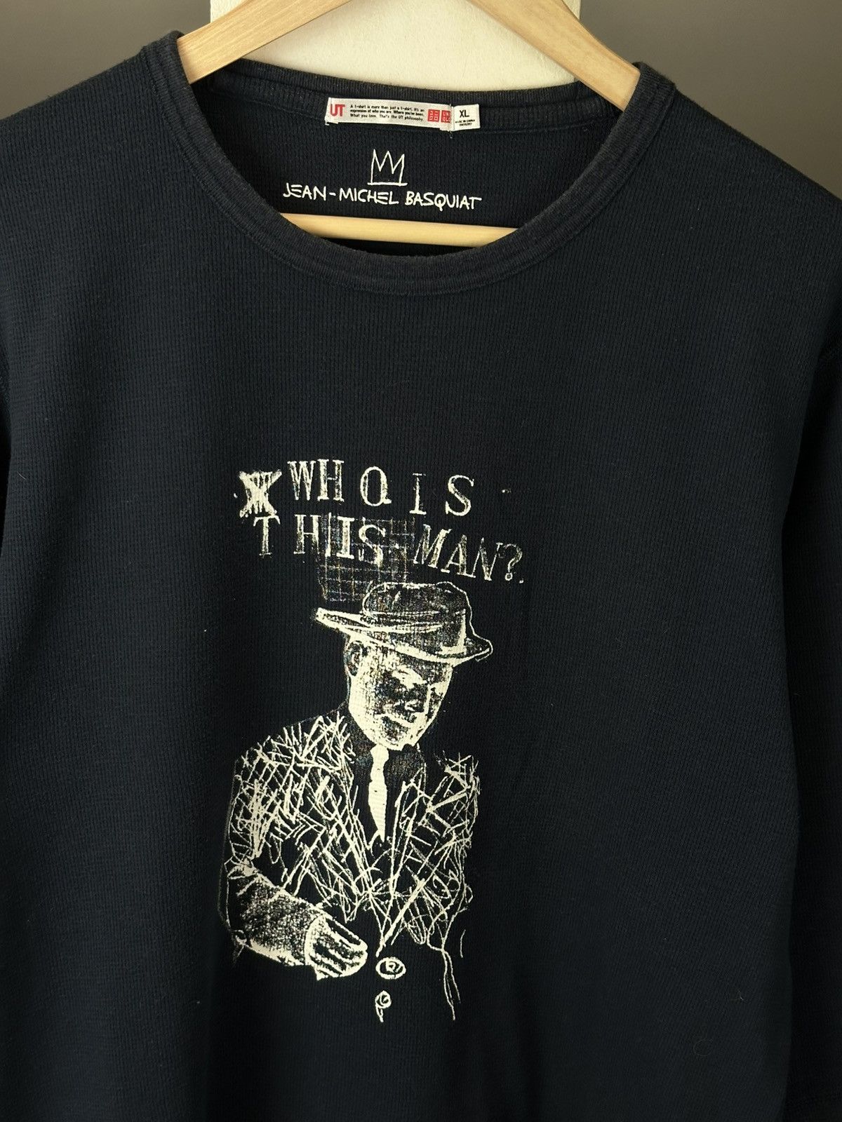 Uniqlo Vintage Uniqlo x Jean Michel Basquiat Tee Long Sleeve Size XL / US 12-14 / IT 48-50 - 5 Thumbnail