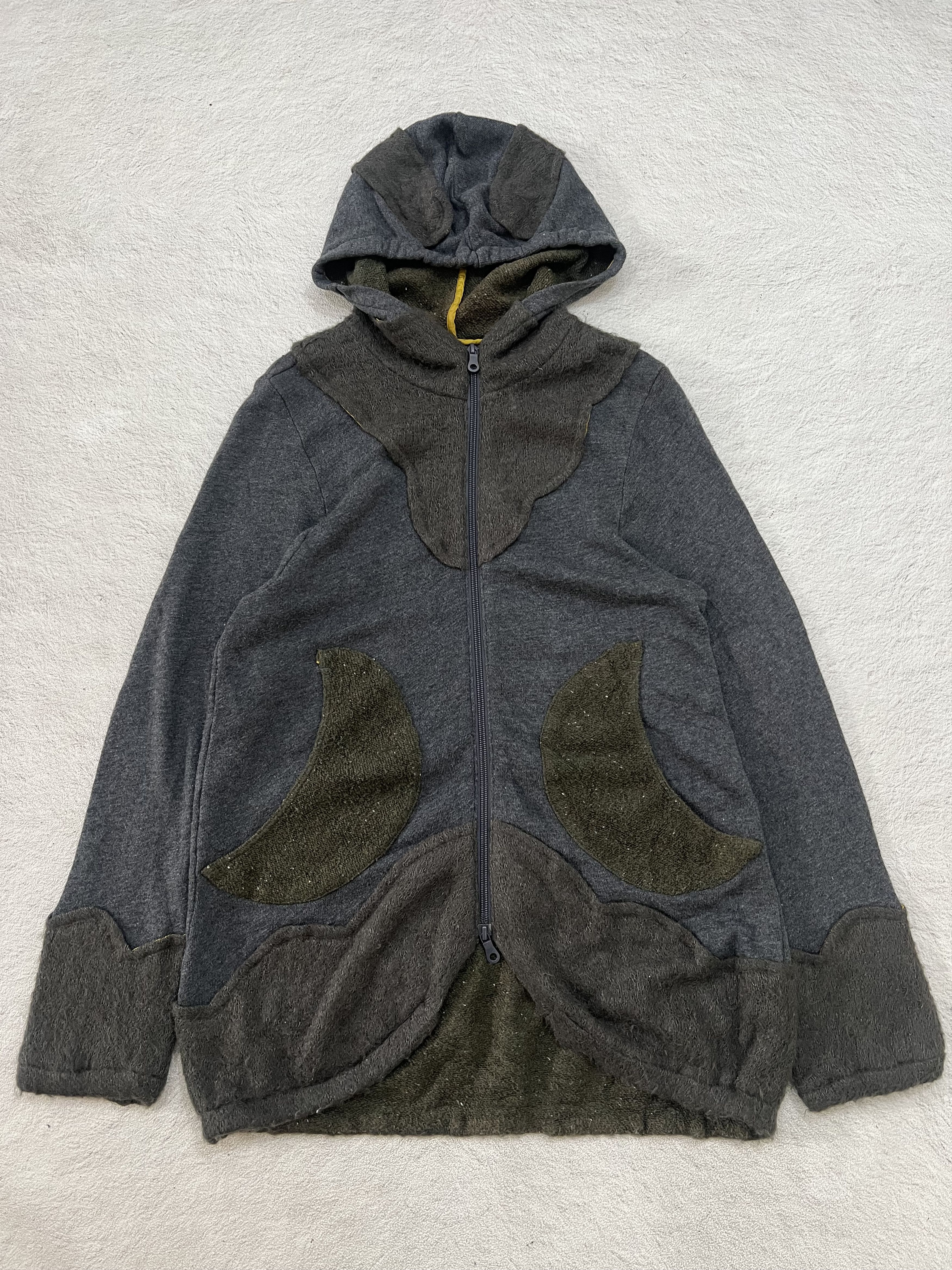 mercibeaucoup 2000s Mercibeaucoup Issey Mohair Knitwear Zip y2k Lgb Ifsix Size US M / EU 48-50 / 2 - 1 Thumbnail