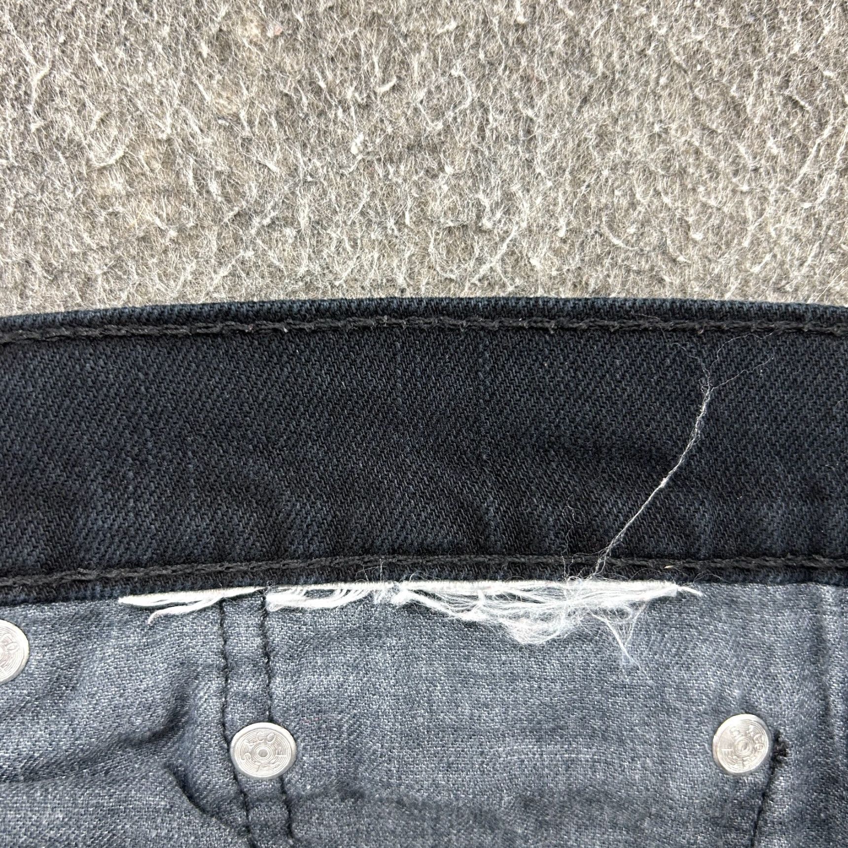 Levi's Levi's 512 Jeans Mens 33x30 Black Slim Straight Denim Cotton 5-Pocket Leg Regular Size Type Jeans Womens? Size US 33 - 5 Thumbnail