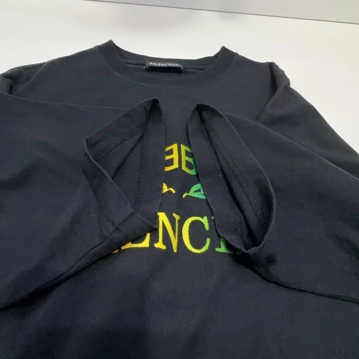 Balenciaga Balenciaga Balenciaga Rainbow Logo Short Sleeve TShirt -25 Size US S / EU 44-46 / 1 - 8 Thumbnail