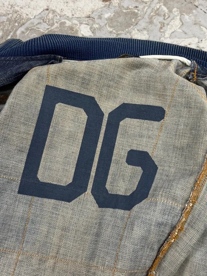 Dolce & Gabbana AW2005 Dolce & Gabbana Navy Hybrid Leather & Denim Jacket Size US M / EU 48-50 / 2 - 14 Thumbnail