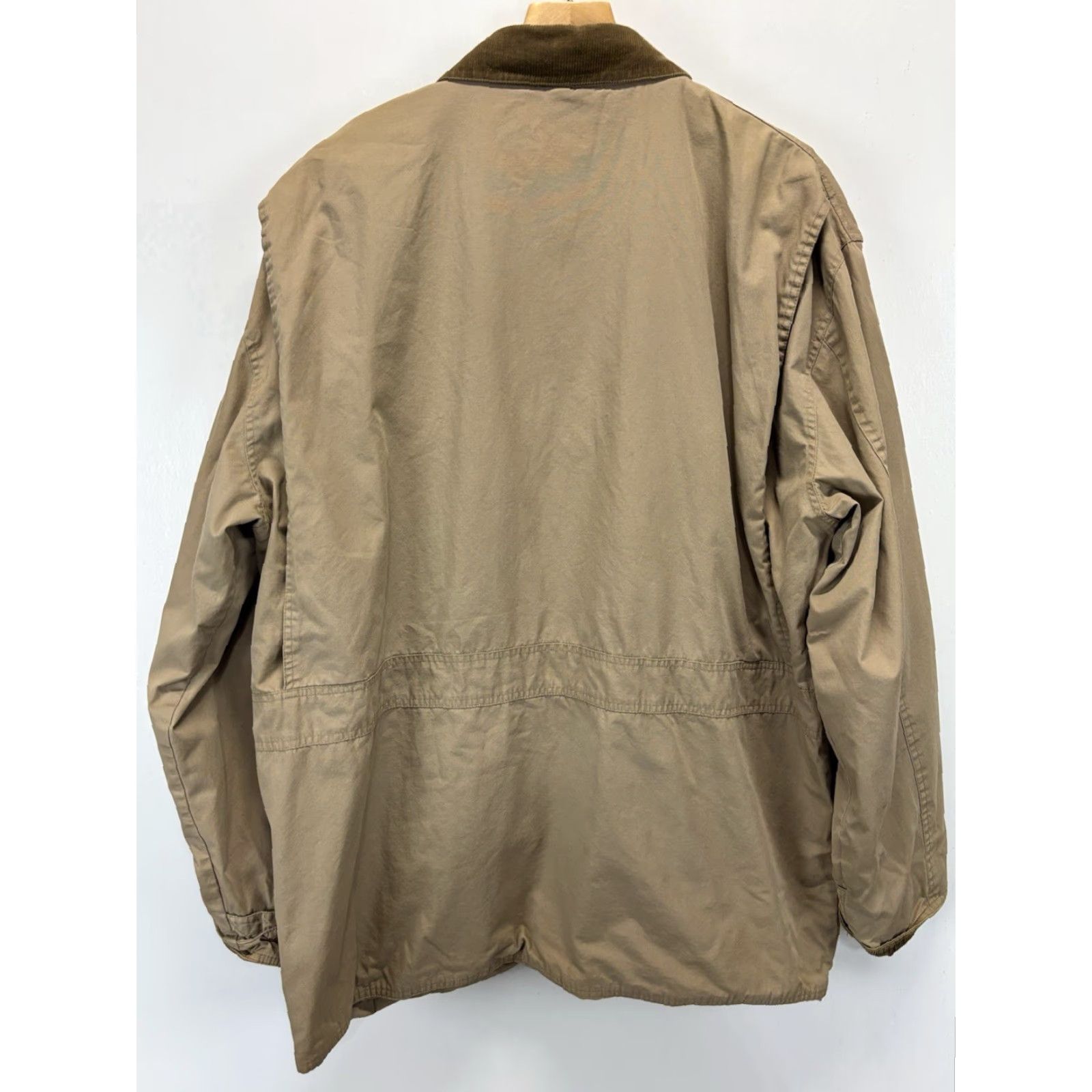 J.Crew VINTAGE J.CREW Chore Coat Mens XLT Regular Flannel Lined Cotton Barn Oarsman Brown Button Size US XL / EU 56 / 4 - 3 Thumbnail