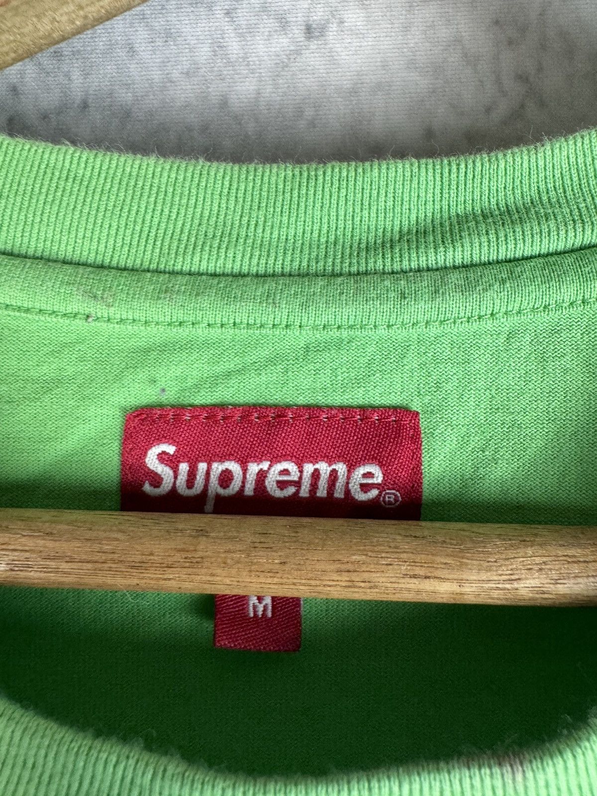 Supreme Supreme Small Box Logo Top Tee Green Size US M / EU 48-50 / 2 - 3 Thumbnail