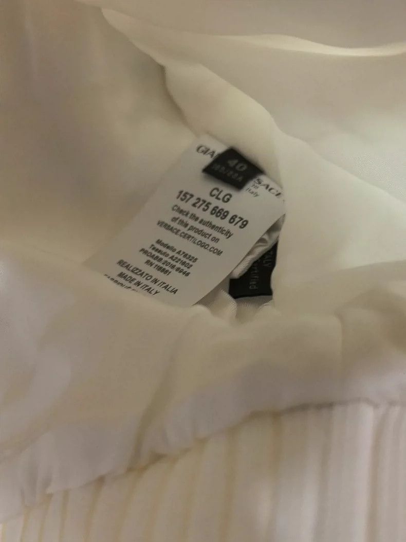 Versace Versace Thin cotton silk jacket Size M / US 6-8 / IT 42-44 - 7 Thumbnail