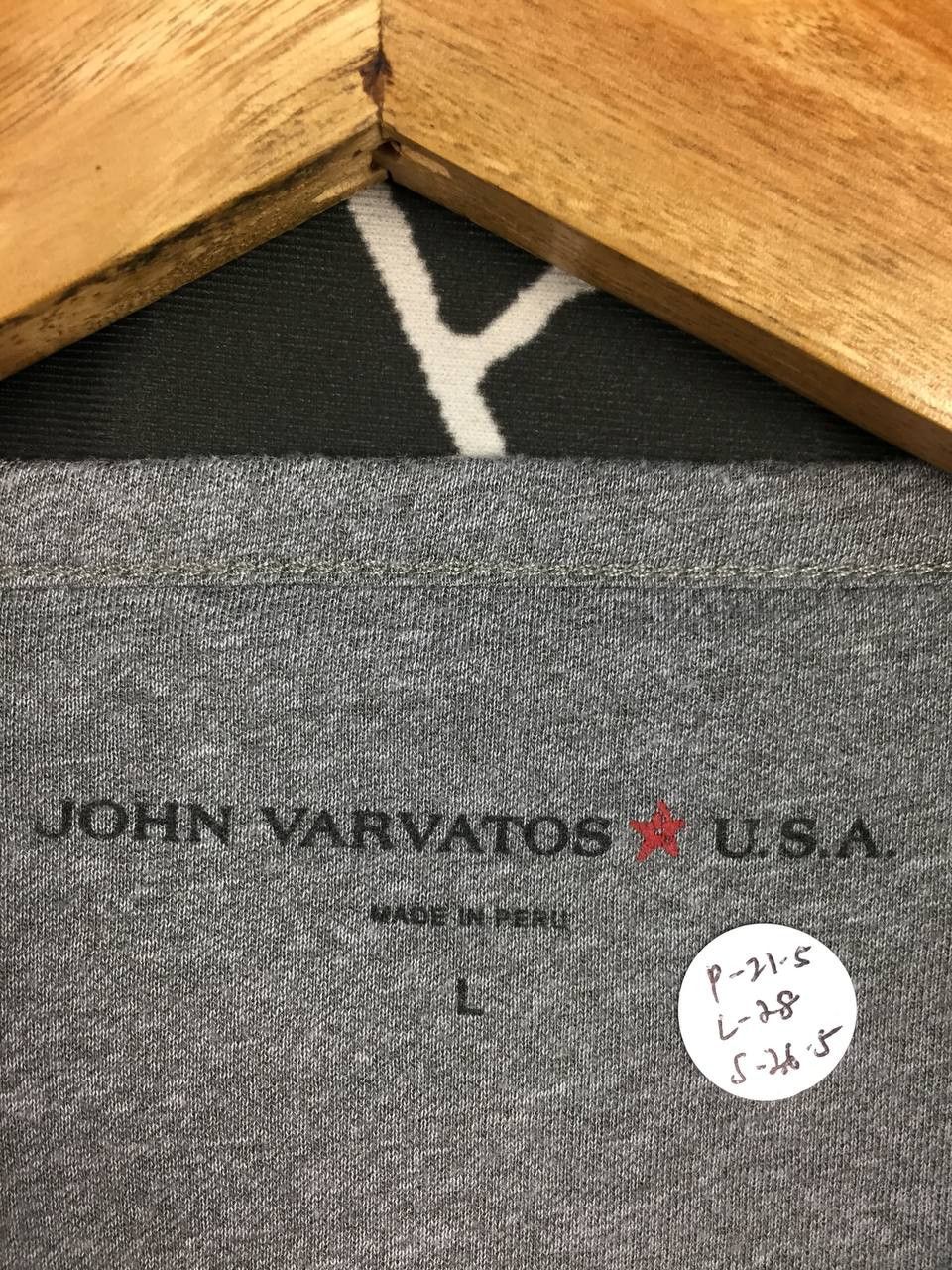 John Varvatos John Varvatos USA Stars Logo Long Sleeve Henley Tee Size US L / EU 52-54 / 3 - 7 Thumbnail