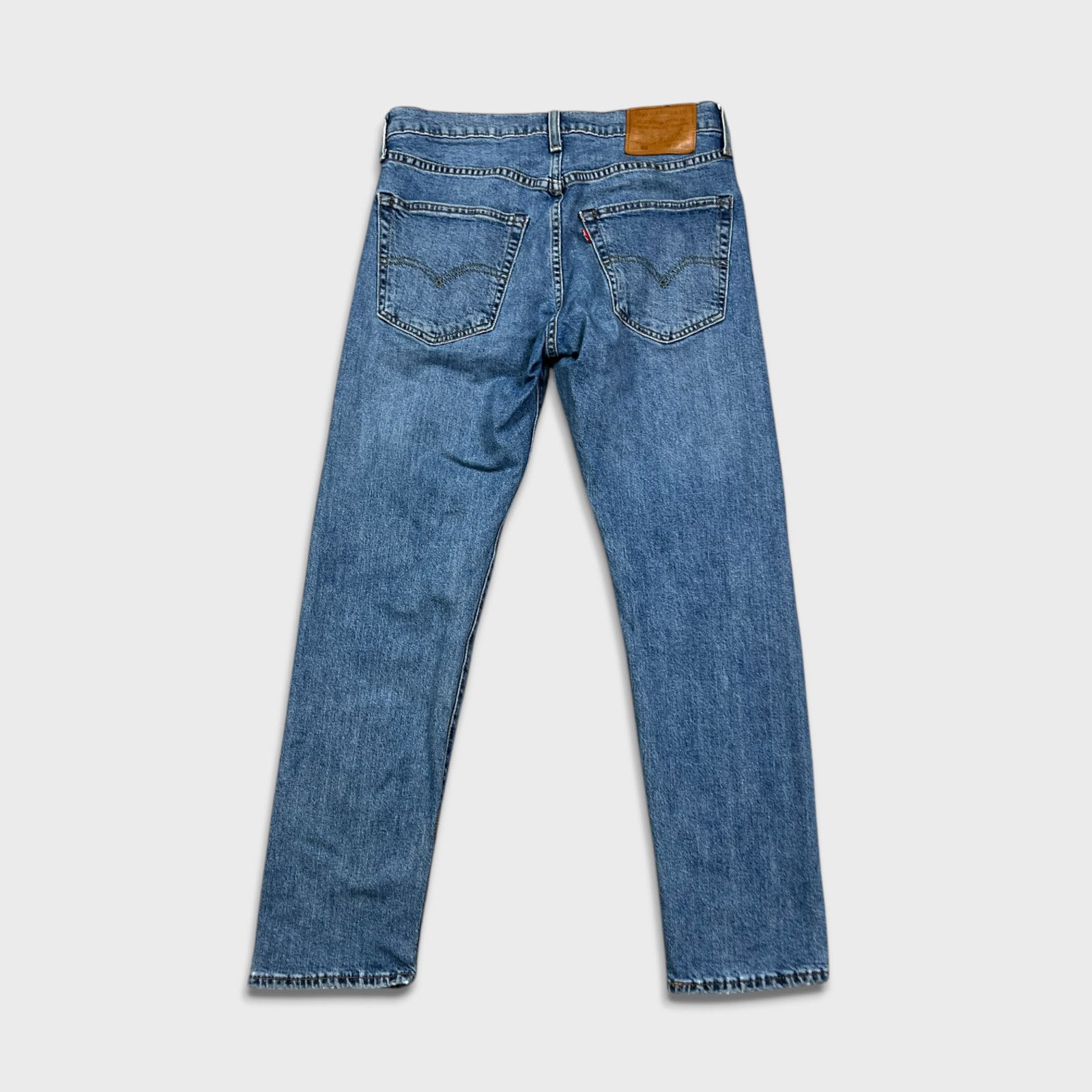 Levi's × Vintage Levi's 502 Jeans 31x30 Regular Taper Fit Premium Denim Pants Size US 31 - 5 Thumbnail