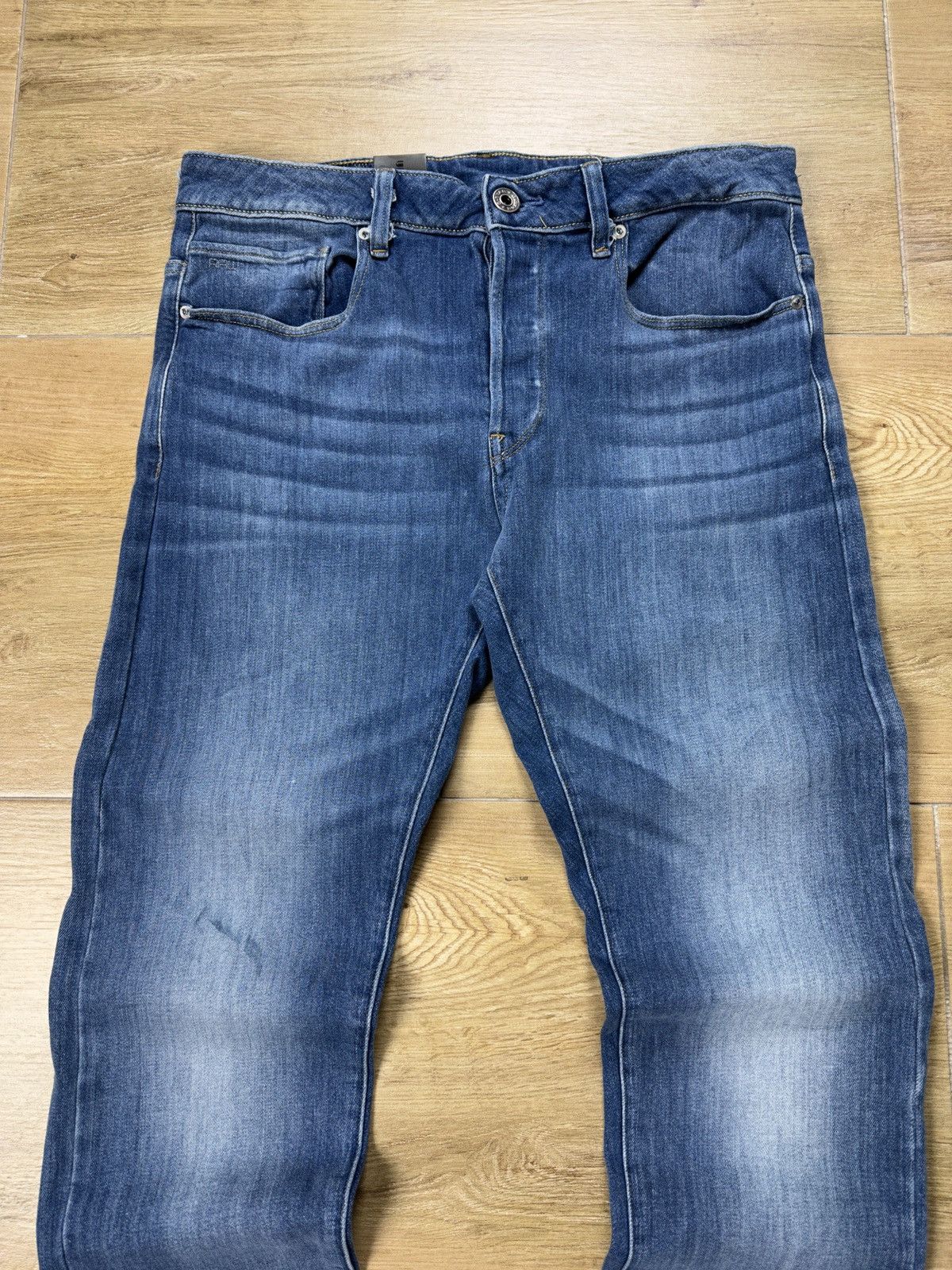 G-Star NEW🏷️ G-Star Raw 3301 OT Slim Denim Jeans Size US 32 / EU 48 - 2 Thumbnail