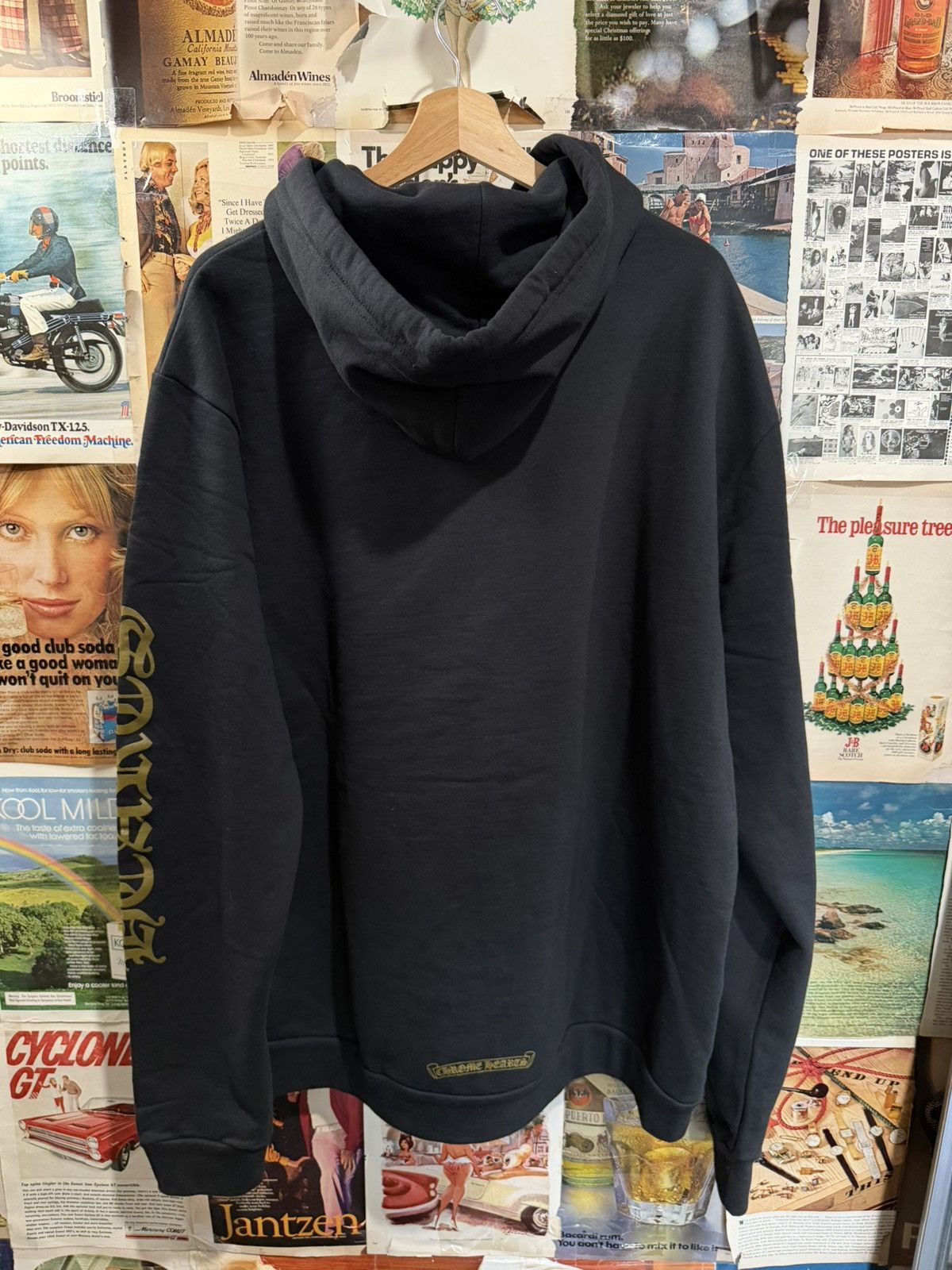 Chrome Hearts Chrome Hearts Olive Vertical Logo Hoodie NEW Size US XL / EU 56 / 4 - 3 Thumbnail