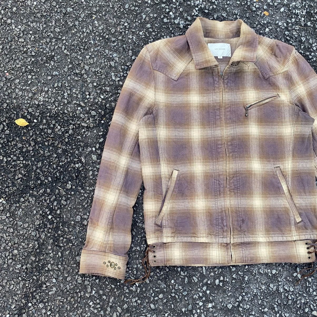 Japanese Brand Vintage Shadow Plaid Punk By Nano Universe Size US S / EU 44-46 / 1 - 3 Thumbnail