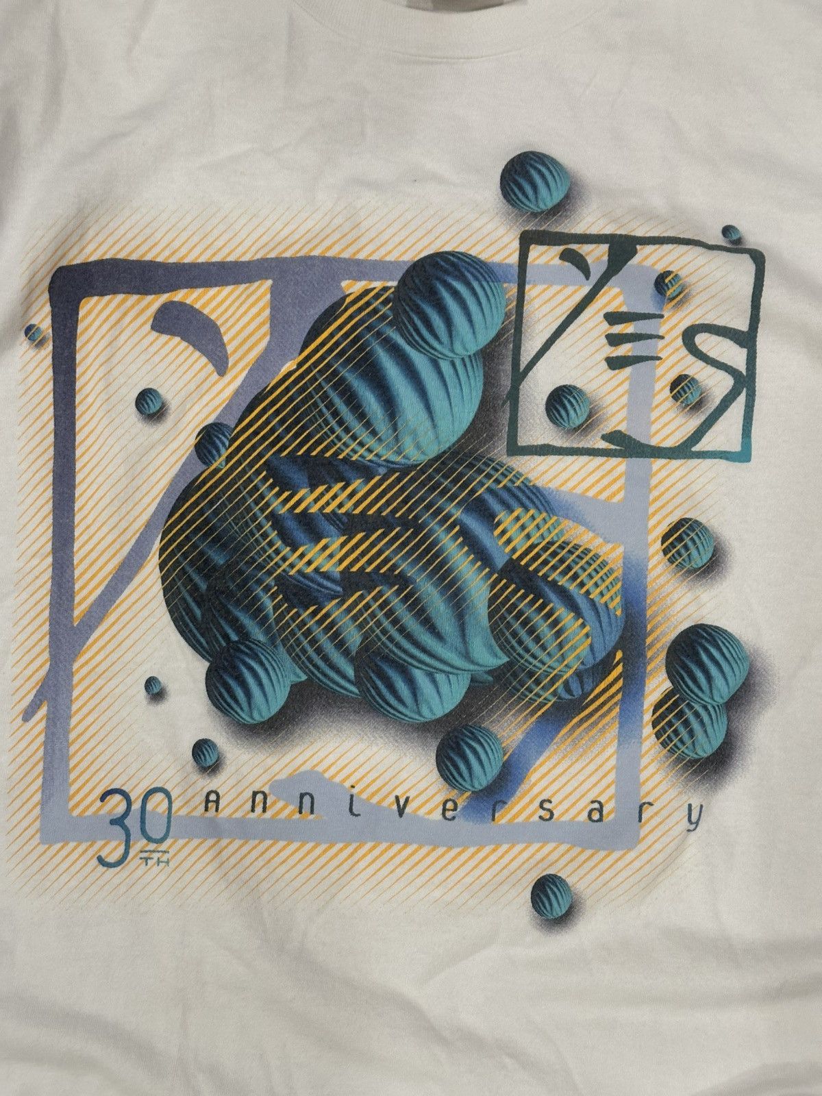 Band Tees Vintage 1998 Yes 30th Anniversary Tour Shirt White XL Size US XL / EU 56 / 4 - 2 Thumbnail