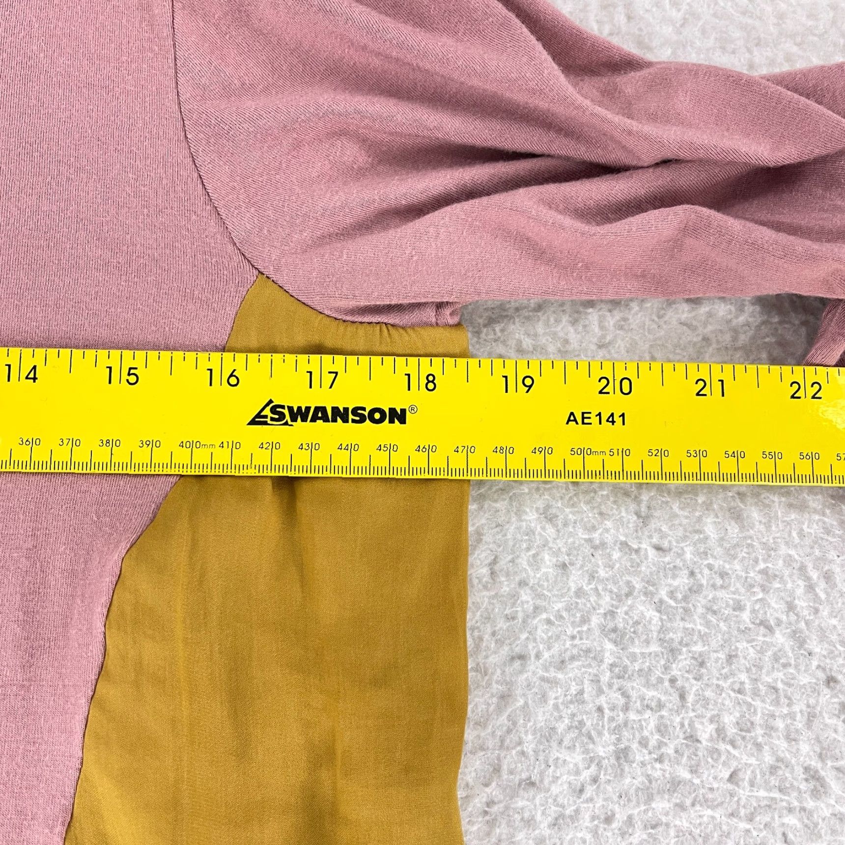 Anthropologie Dolan Pink Colorblock Tunic Shirt Womens Small Colorblock 3/4 Sleeve Stretch Size S / US 4 / IT 40 - 5 Thumbnail