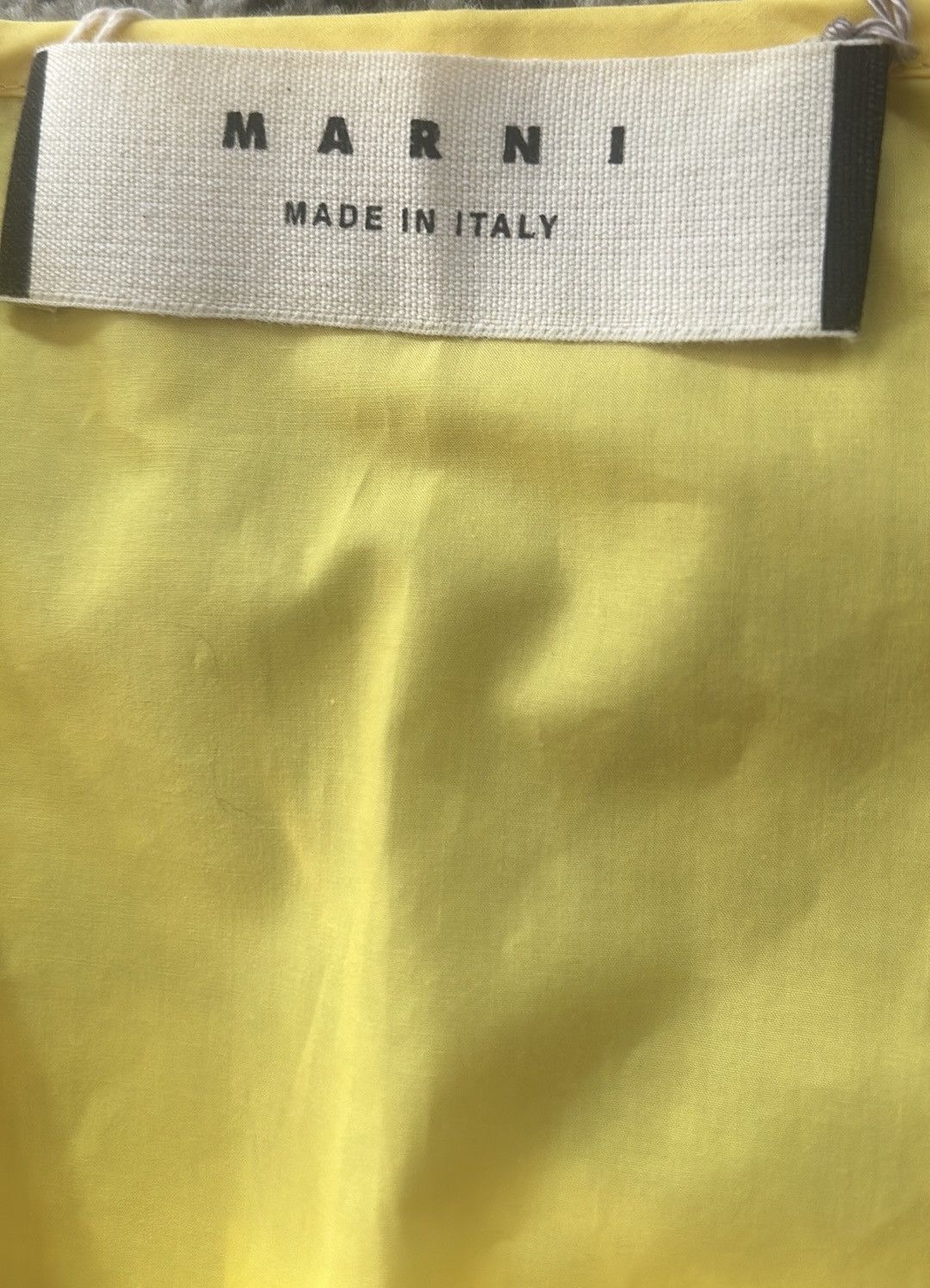 Marni Marni Yellow Popeline Cotton Skirt size 40 Size 27" / US 4 / IT 40 - 4 Thumbnail