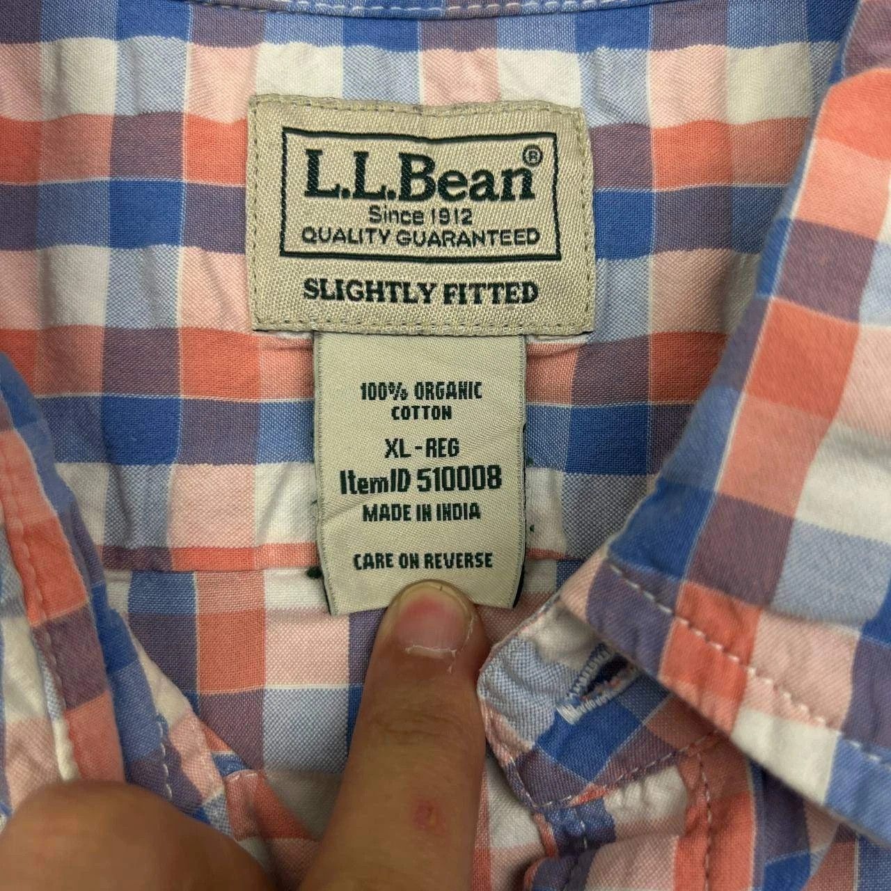 L.L. Bean L.L. Bean Button Up Shirt Men Flannel Plaid Cotton XL Size US XL / EU 56 / 4 - 2 Thumbnail