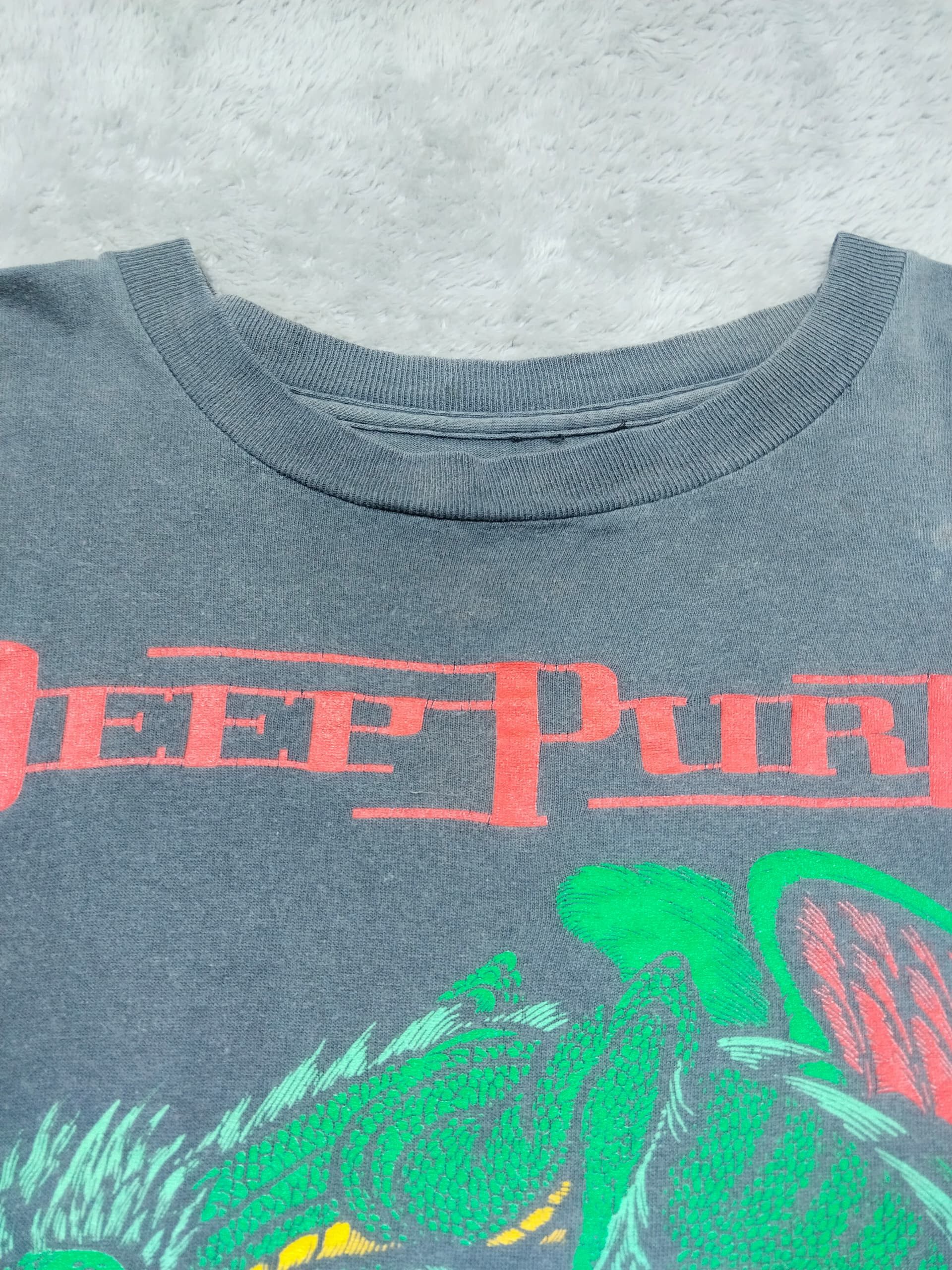 Band Tees VINTAGE DISTRESSED DEEP PURPLE 1993 BAND T SHIRT Size US XL / EU 56 / 4 - 5 Thumbnail
