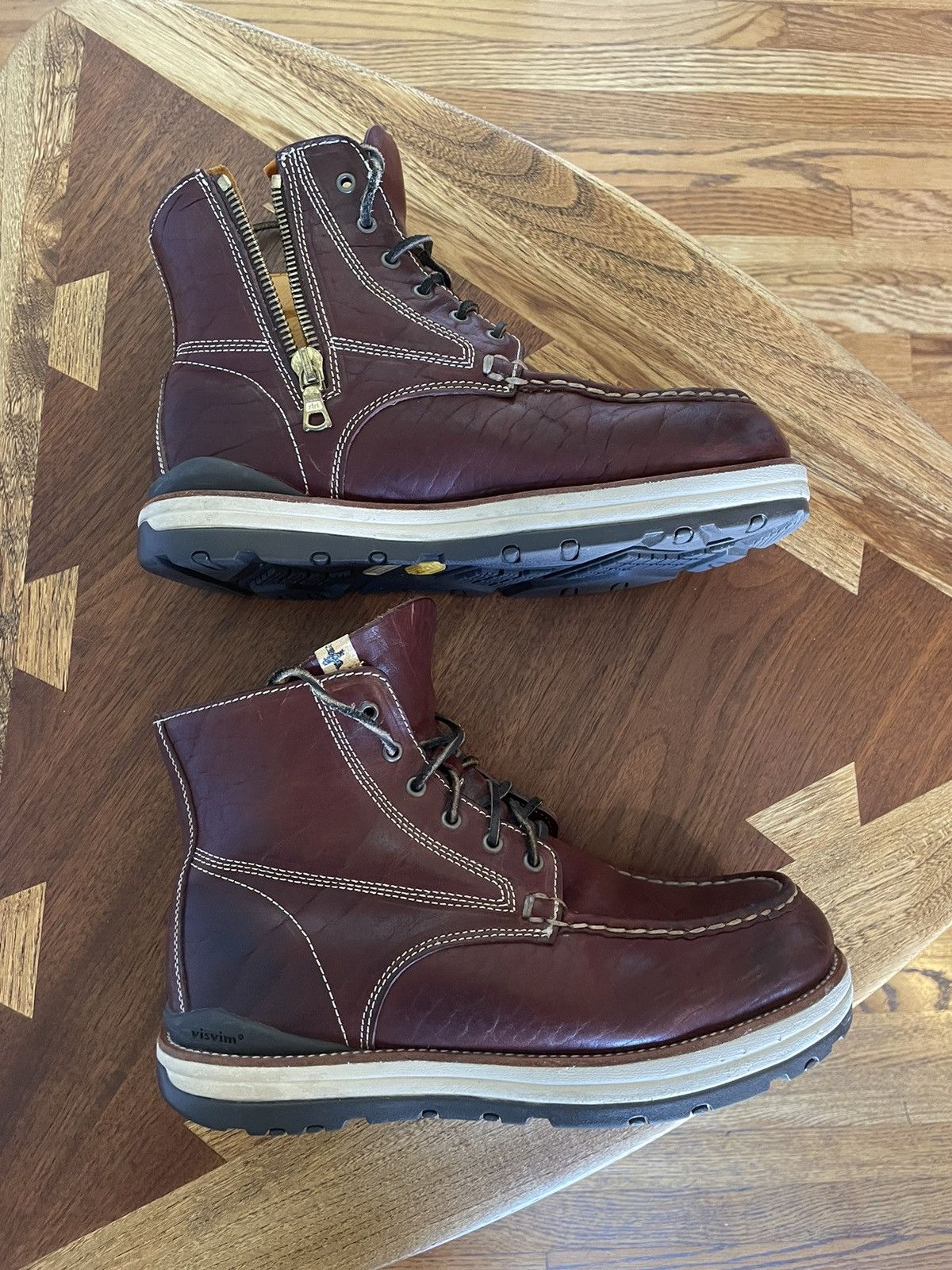 Visvim Visvim 7 Hole Moc Toe Leather Boots Size US 9.5 / EU 42-43 - 2 Thumbnail