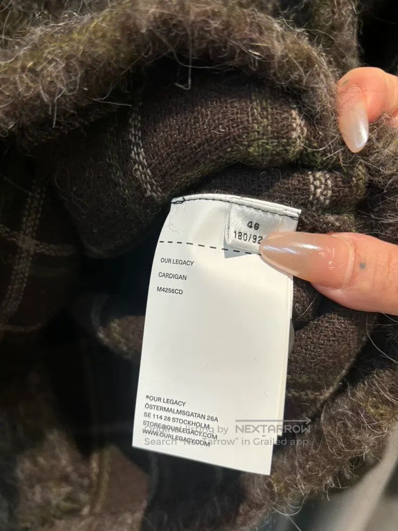Our Legacy Our Legacy Plaid wool cardigan Size US S / EU 44-46 / 1 - 5 Thumbnail