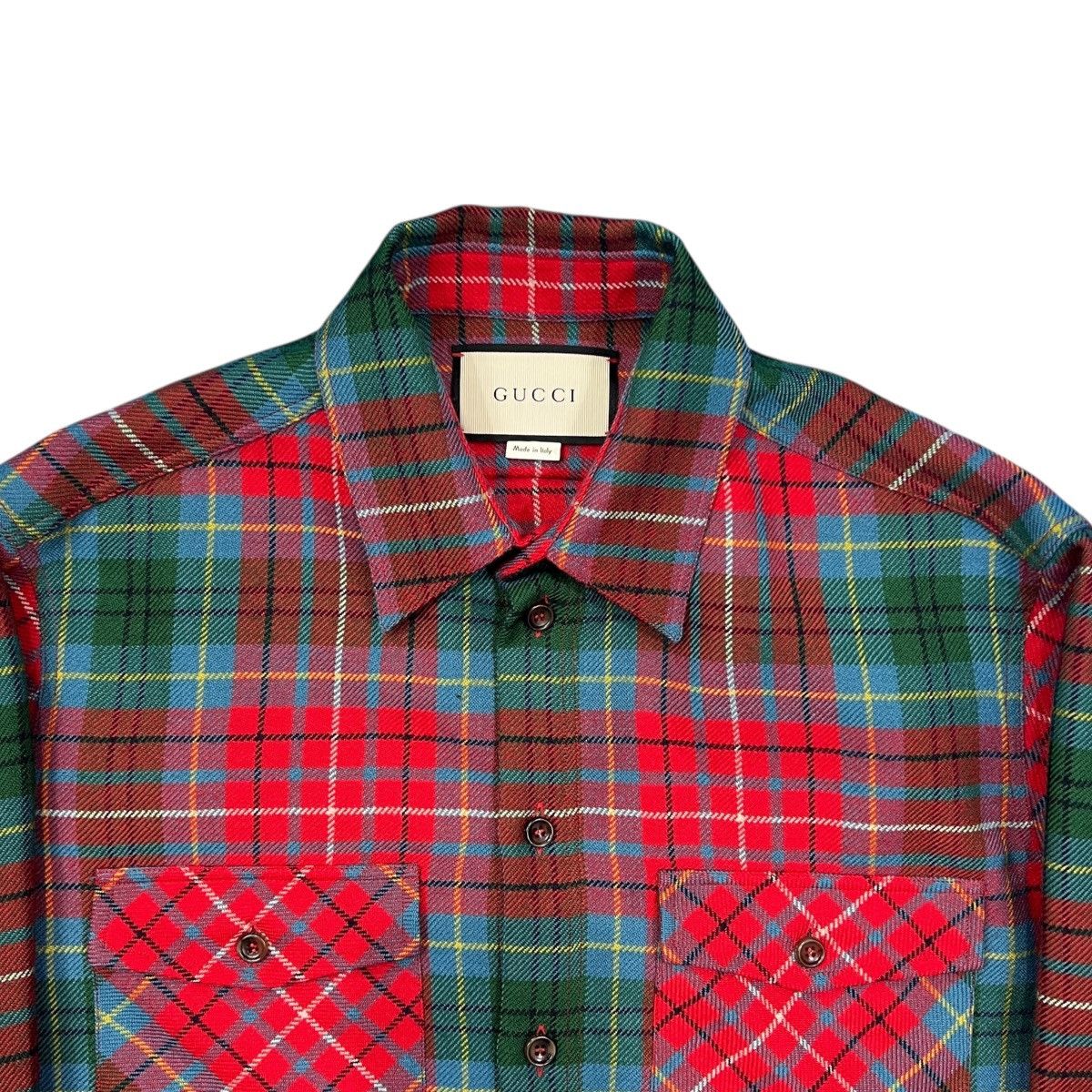 Gucci GUCCI 2018SS Cruise Alessandro Michele Check Shirts SAMPLE Size US M / EU 48-50 / 2 - 2 Thumbnail