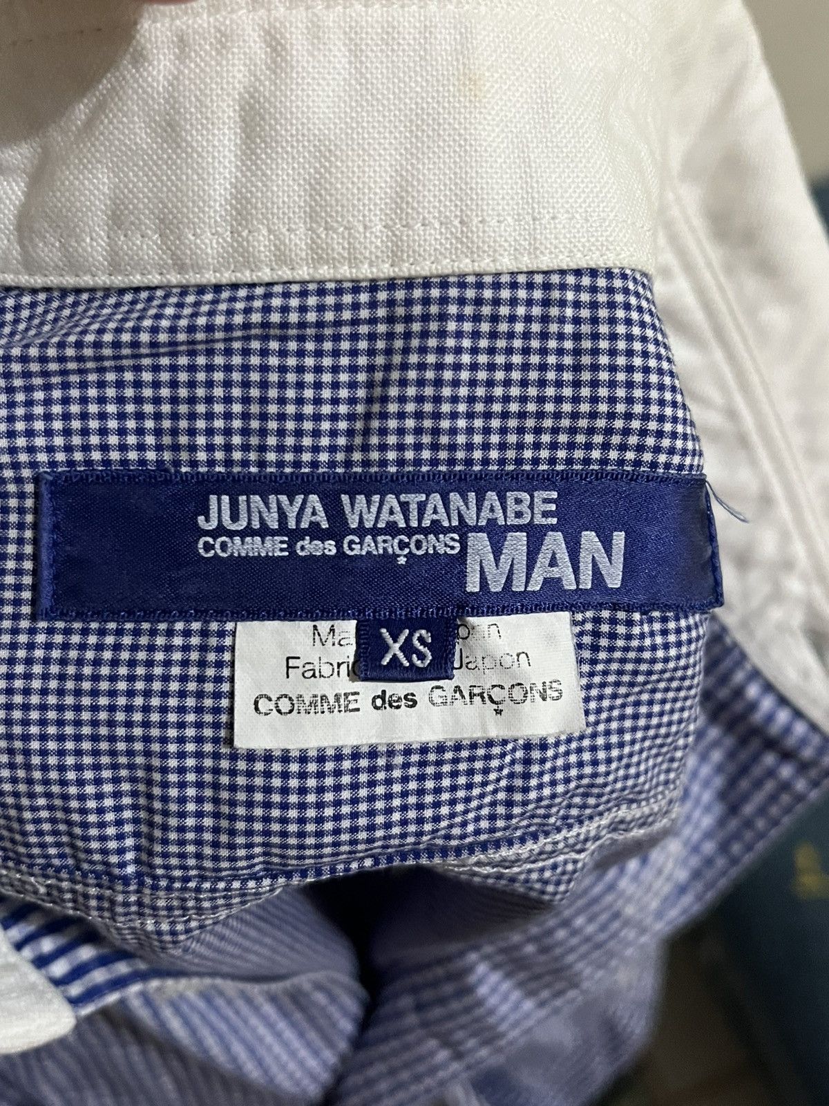 Comme des Garcons Junya Watanabe x CDG Long sleeves Button Up Shirt Size US XS / EU 42 / 0 - 6 Thumbnail