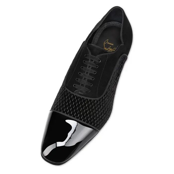 Christian Louboutin o1s1wg110425 Greggy Chick Flat in Black Size US 10 / EU 43 - 3 Thumbnail