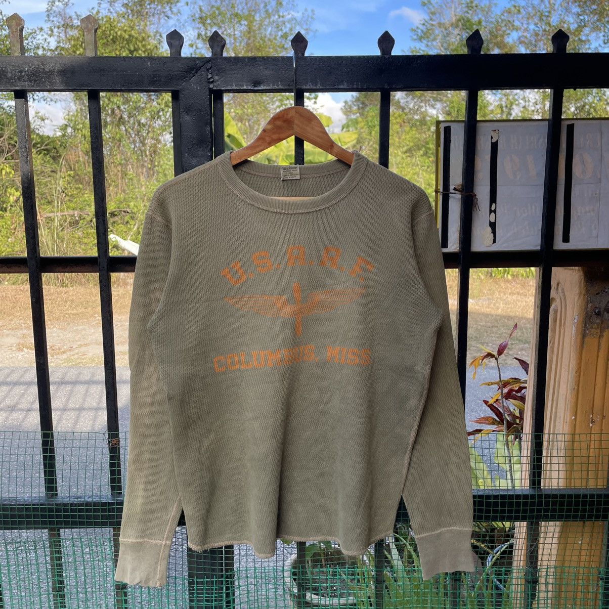 🔥Vintage Buzz Ricksons Long Sleeves Waffle Distress Tee