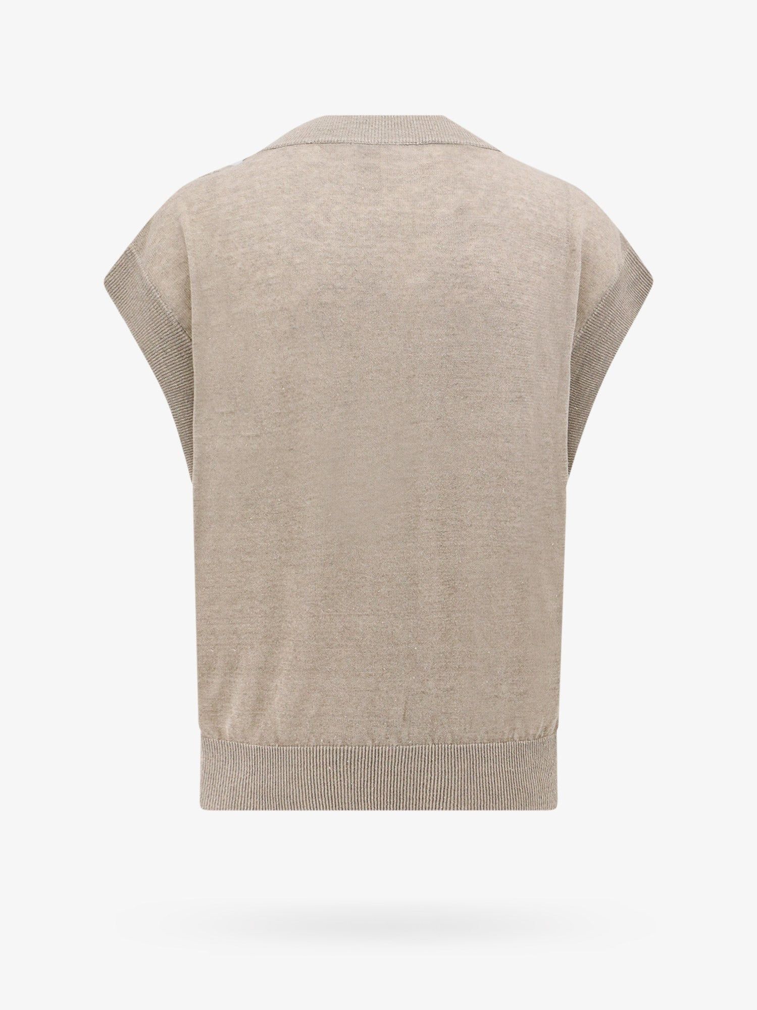 Brunello Cucinelli o1w1db10825 Sweater in Open White Size S / US 4 / IT 40 - 2 Thumbnail