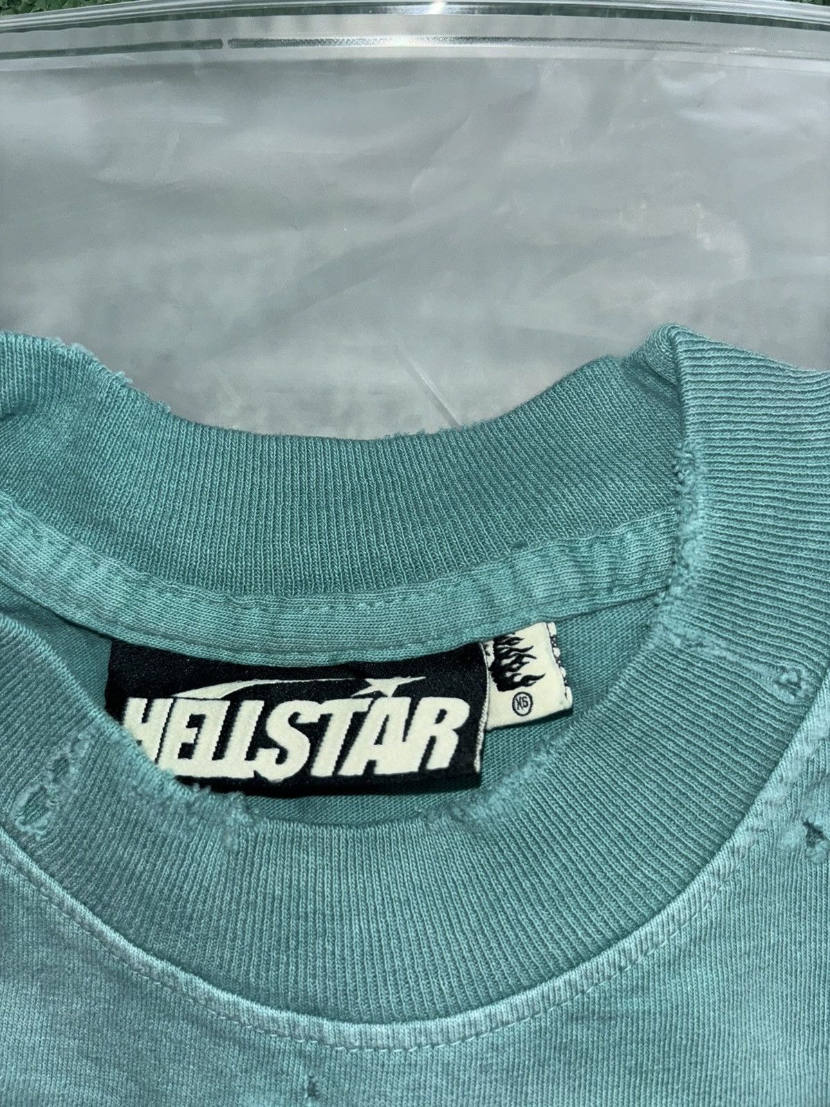 HELLSTAR Hellstar Green Crack Print Tee Size US XS / EU 42 / 0 - 3 Thumbnail
