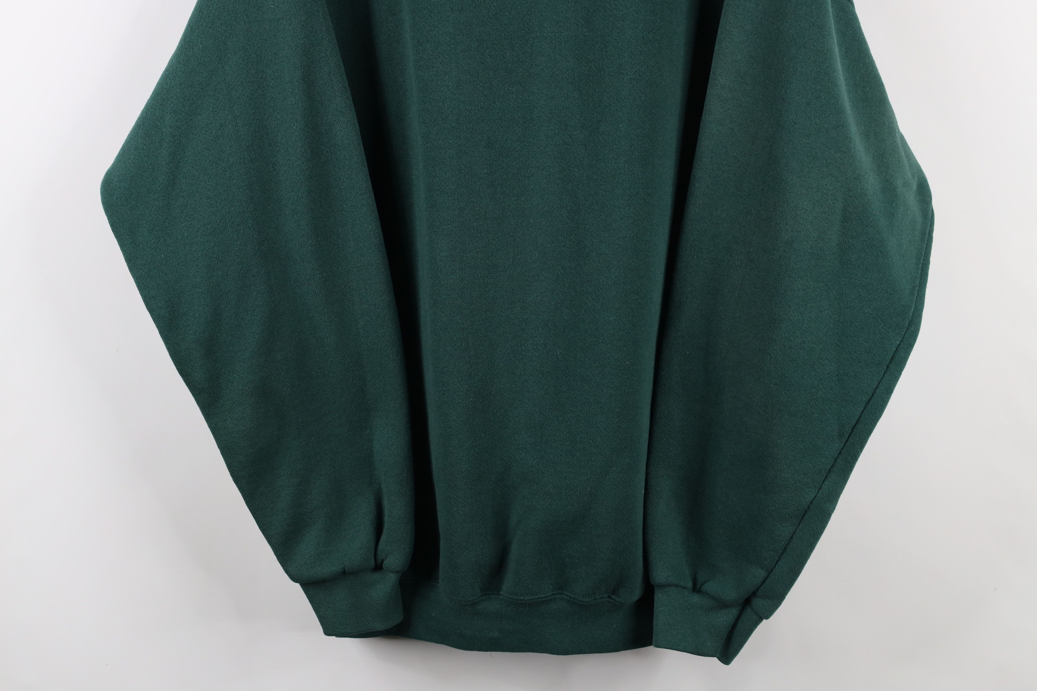 Vintage Vintage 90s Streetwear Crewneck Sweatshirt Hunter Green USA Size US XL / EU 56 / 4 - 3 Thumbnail