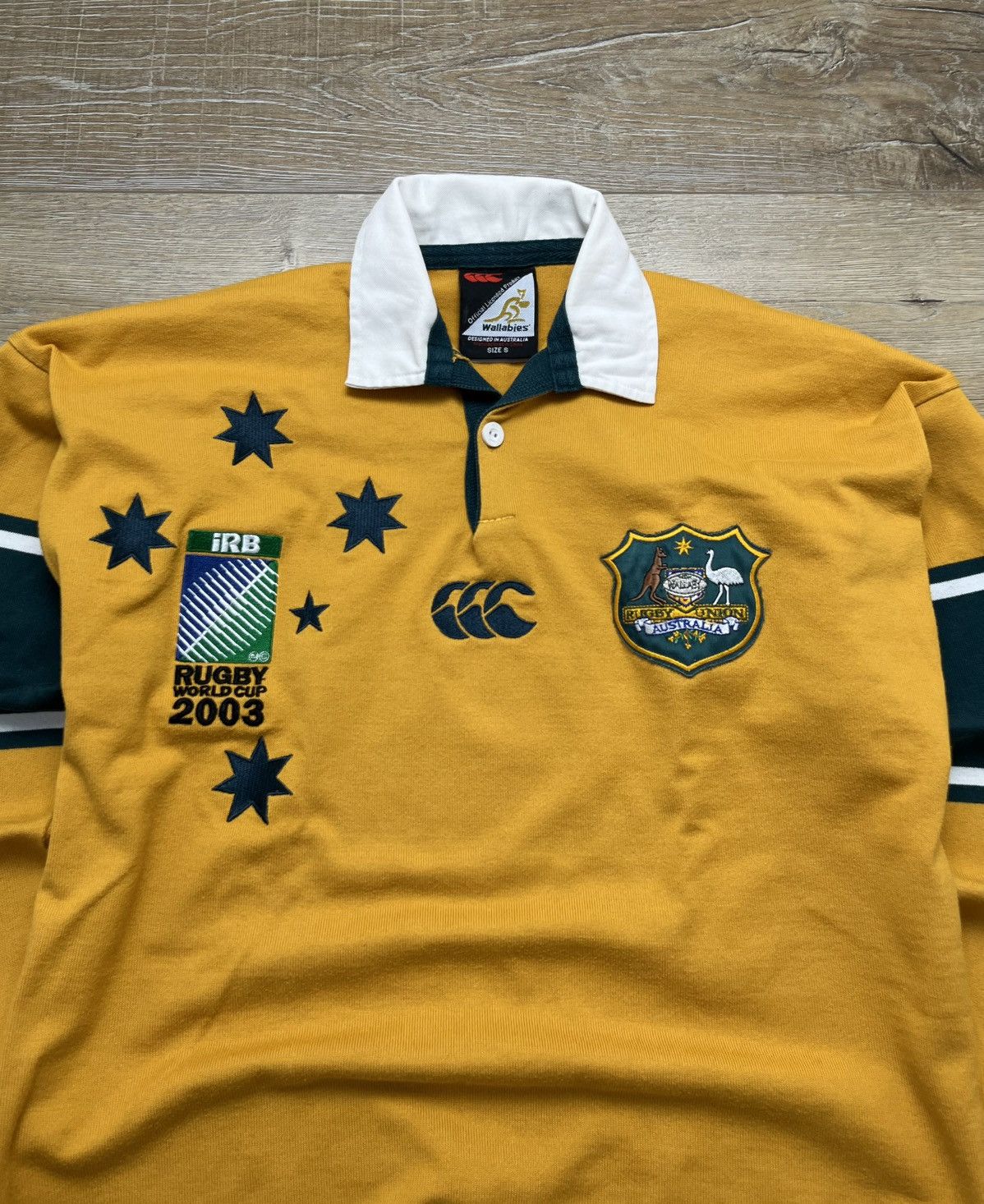 Canterbury of New Zealand VTG CANTERBURY WALLABIES AUSTRALIA 2003 RUGBY LONG SLEEVE Size US S / EU 44-46 / 1 - 2 Thumbnail