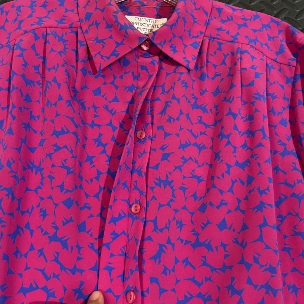 Pendleton VINTAGE Pendleton Blouse Women XS? Wait correction. Size XL / US 12-14 / IT 48-50 - 4 Thumbnail
