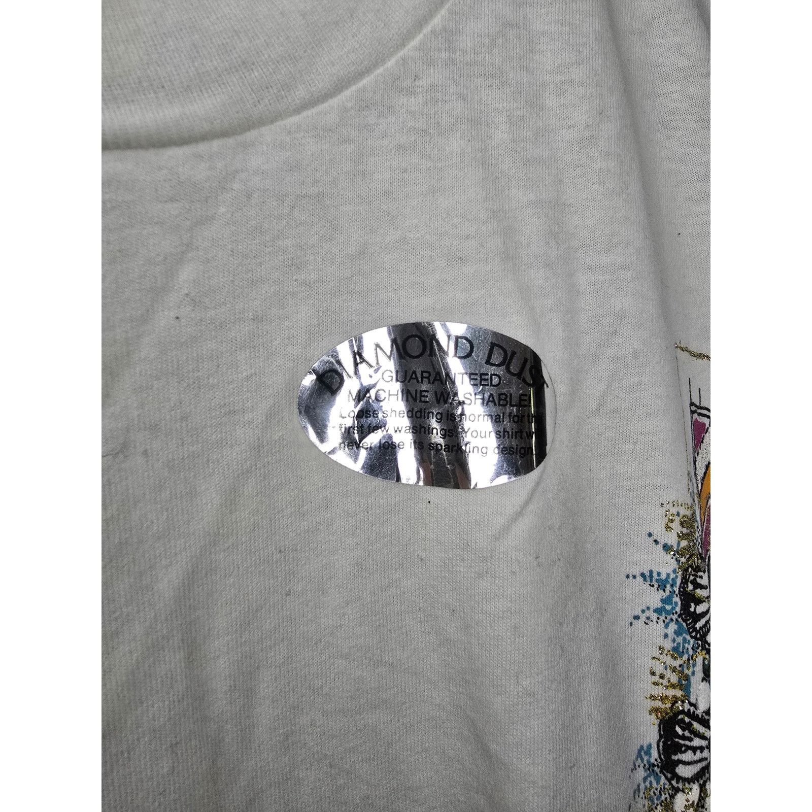 Vintage Vintage Diamond Dust Shirt Native American S Glitter Tee 90s Size S / US 4 / IT 40 - 3 Thumbnail