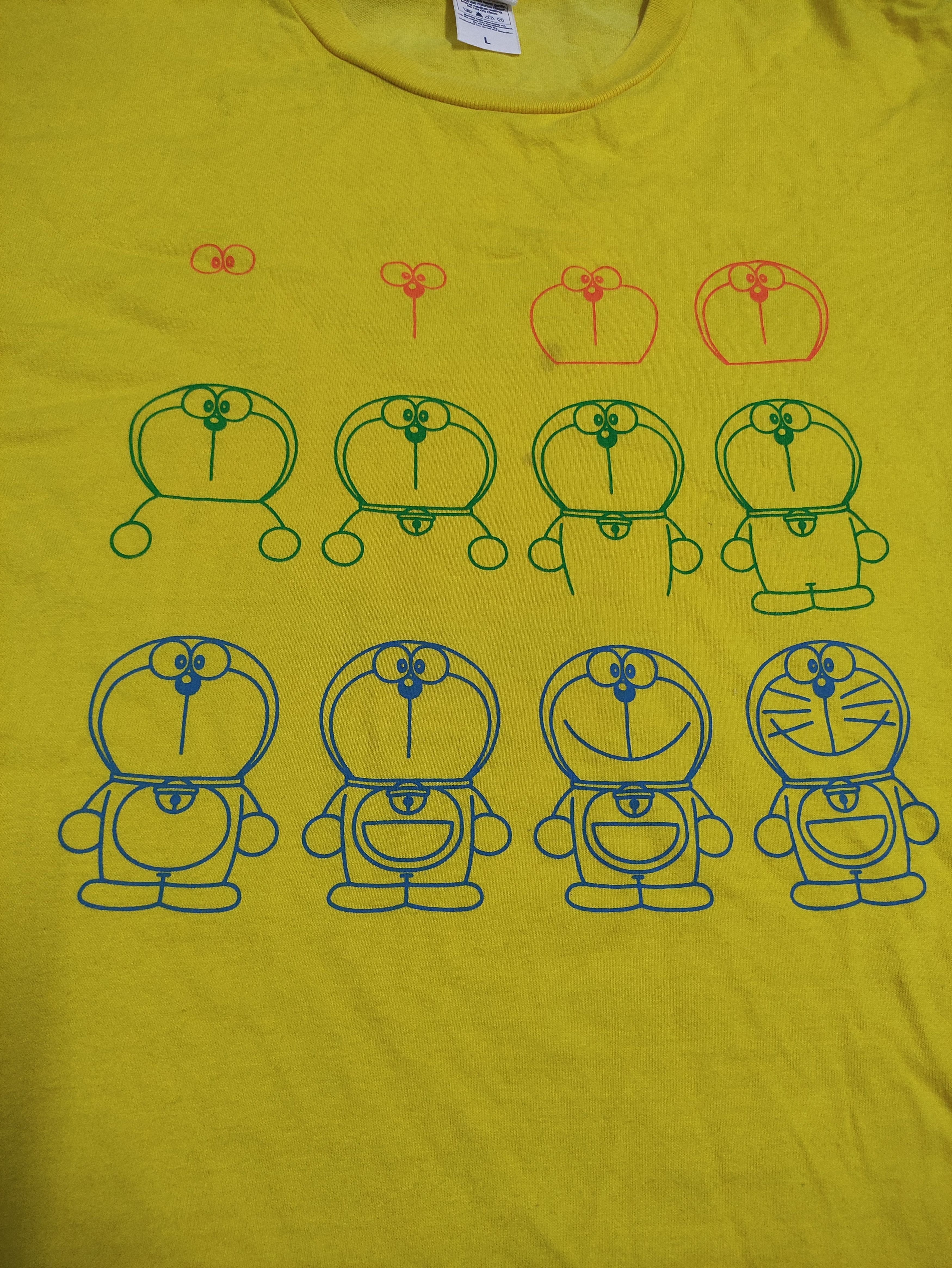 Anime 🔥 ICONIC CHARACTER DORAEMON JAPAN ANIME MOVIE MANGA TEE Size US L / EU 52-54 / 3 - 3 Thumbnail