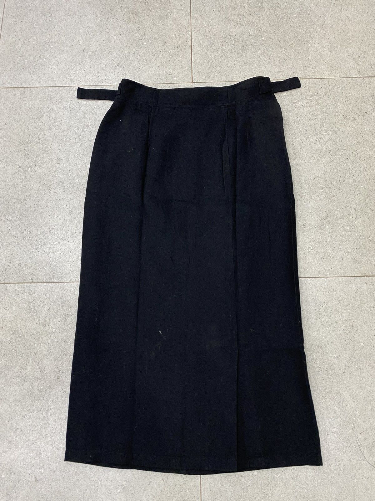 Y's Y's Midi Skirts Black With Buckle Size 30" / US 8 / IT 44 - 4 Thumbnail