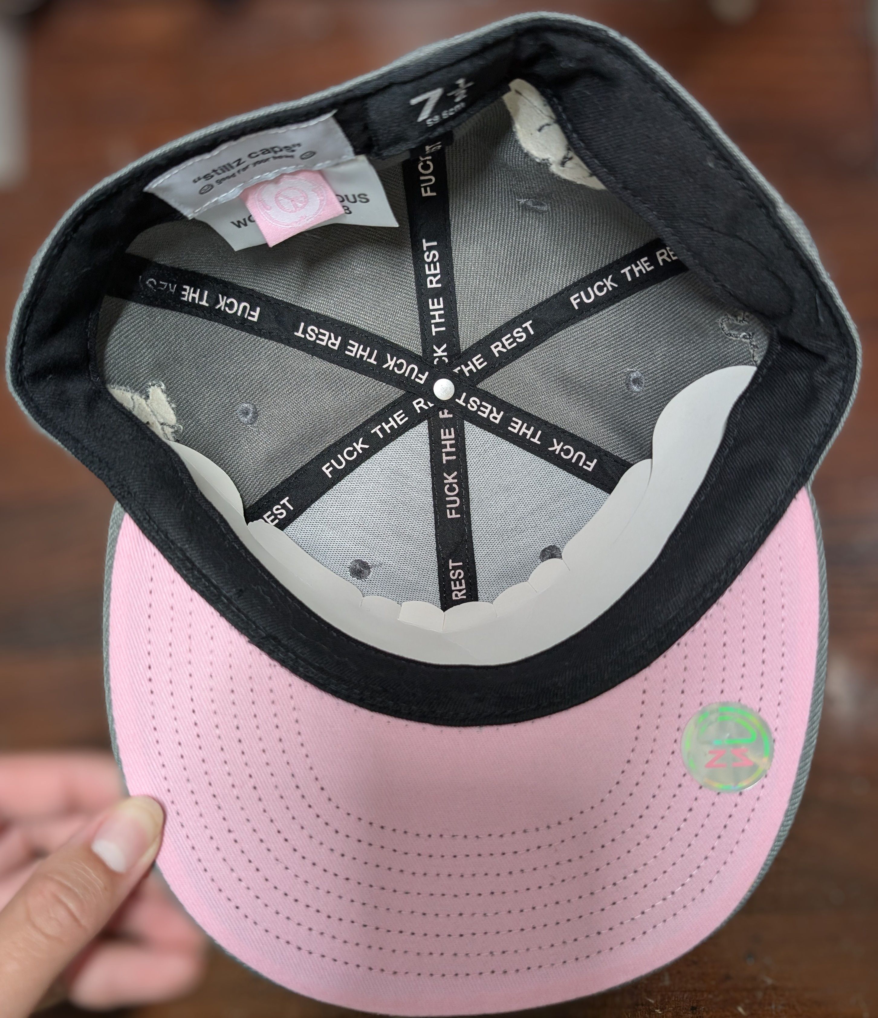 STILLZ Fitted "Staystillz Caps" Gray SIZE 7.5 Size ONE SIZE - 5 Thumbnail