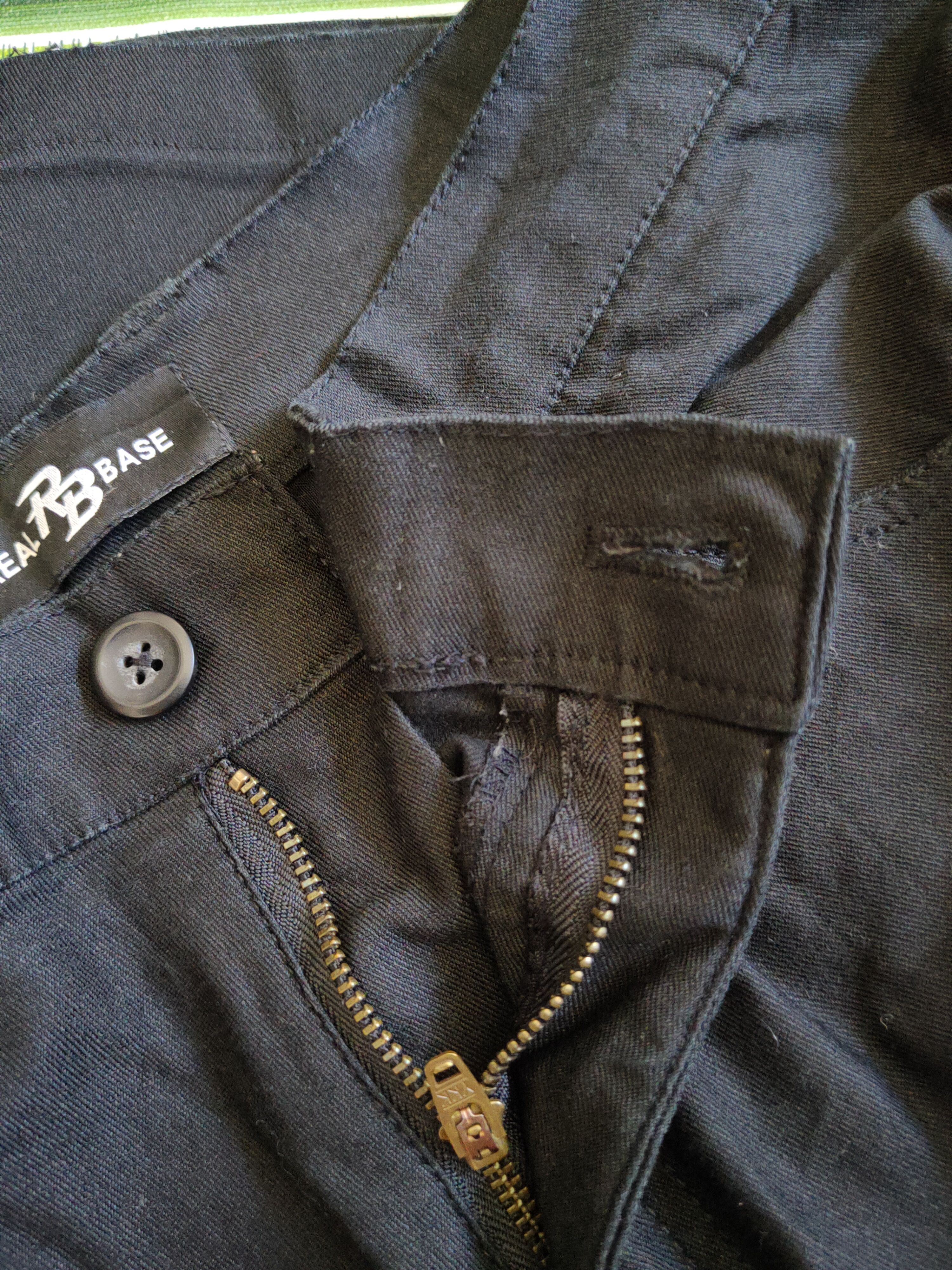 Japanese Brand Real Base Black Multipocket Tactical Cargo Pants #S1820 Size US 32 / EU 48 - 15 Thumbnail