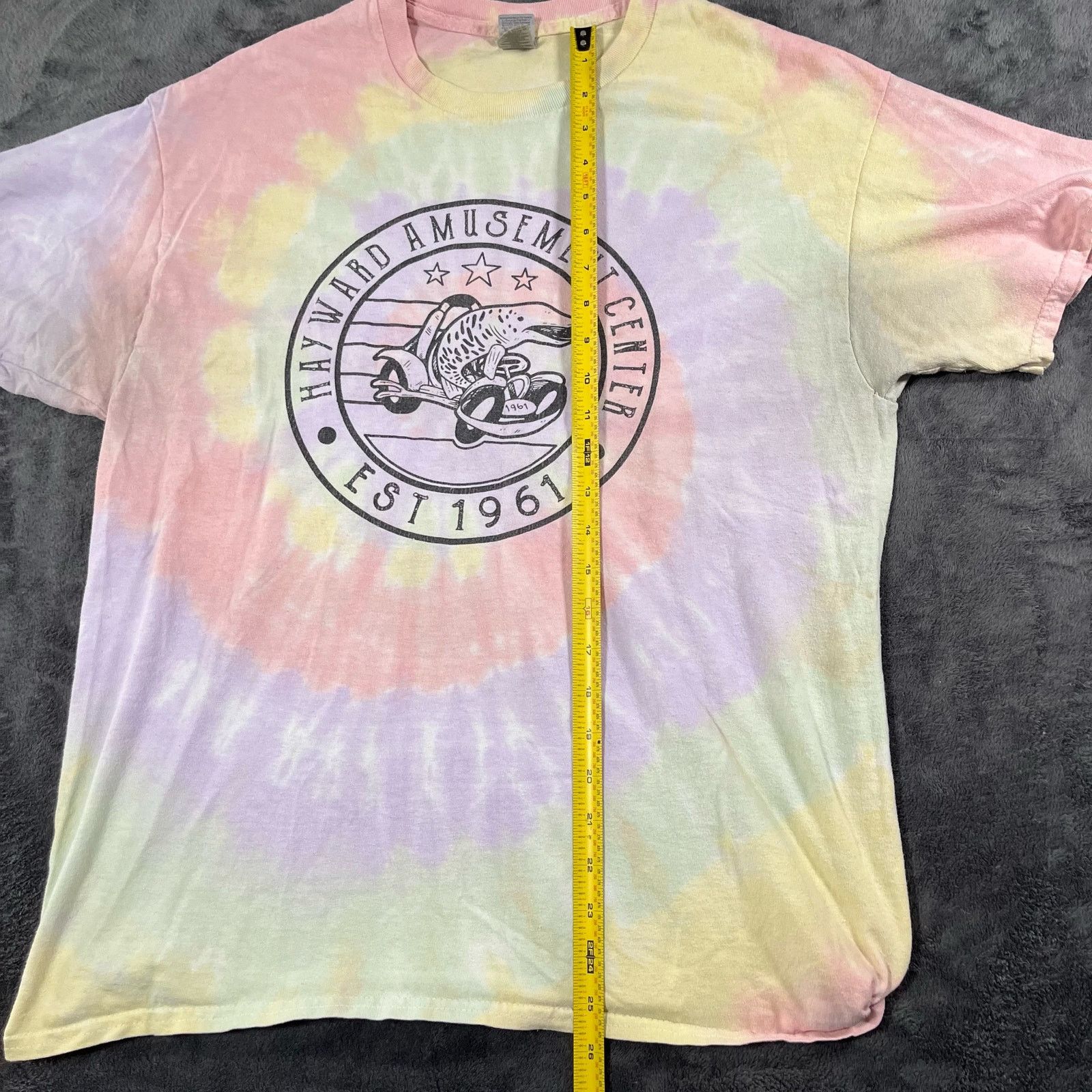 Gildan Vintage 90s Tie Dye Retro Stoner Fish Shirt Size Large Size US L / EU 52-54 / 3 - 5 Thumbnail