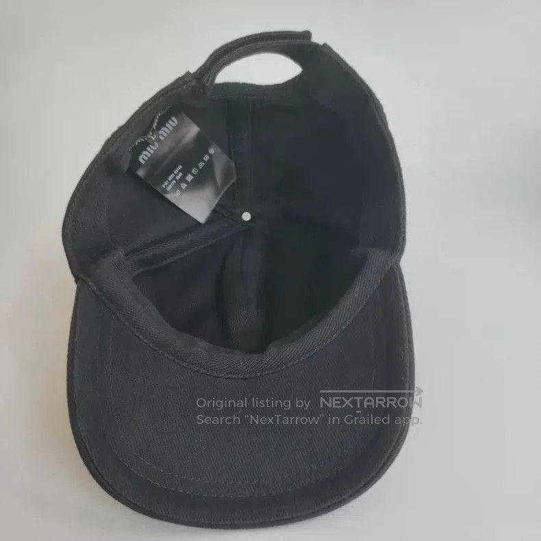 Miu Miu MIU MIU Logo Casual Cotton Cap. Size ONE SIZE - 3 Thumbnail
