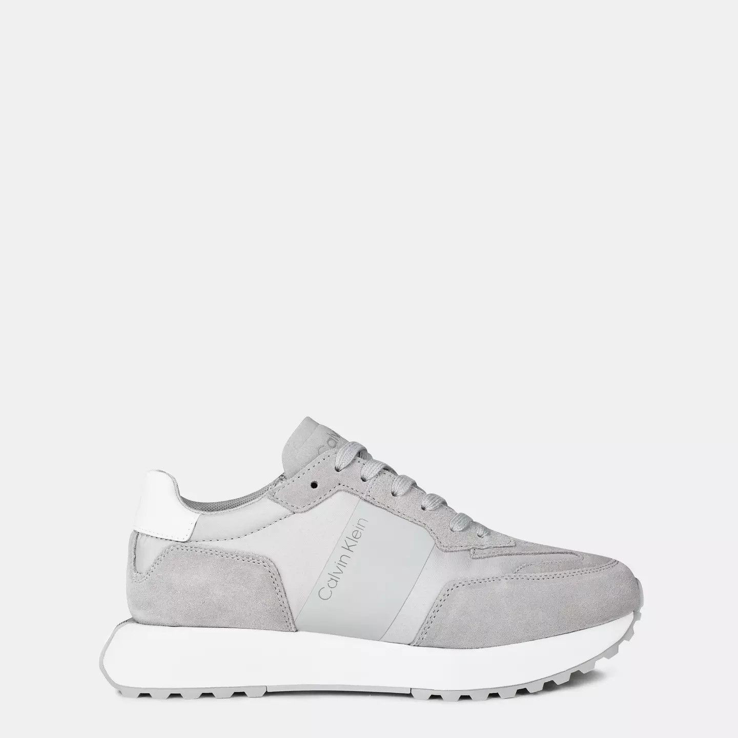 Calvin Klein o1g2r1mq0426 Suede Trainers in Grey/White Size US 9 / EU 42 - 1 Thumbnail