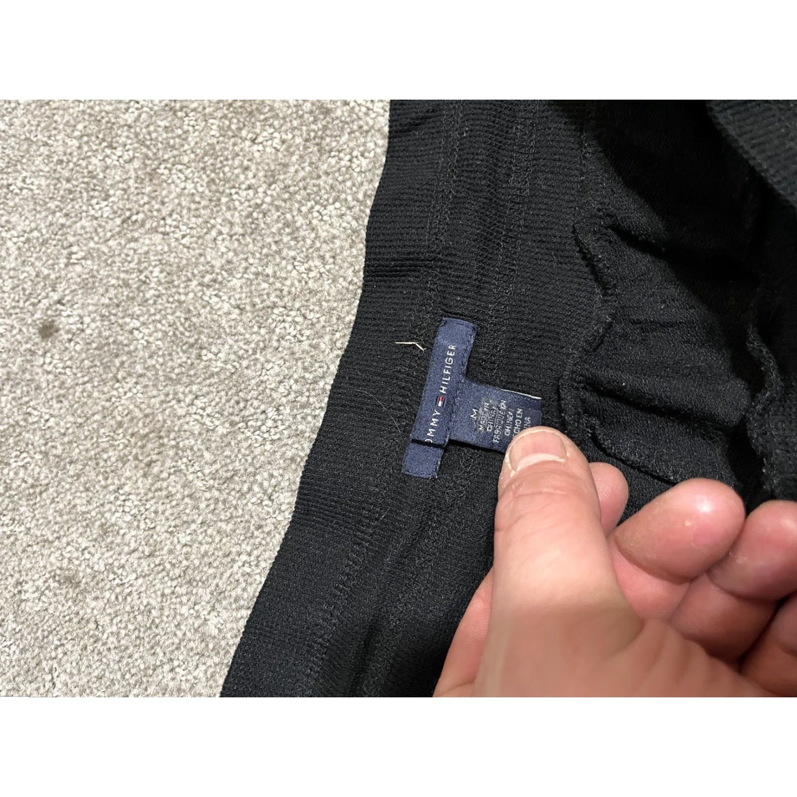 Tommy Hilfiger Tommy Hilfiger Sweatpants Women's Medium Black Drawstring Joggers M Black Sweatpants Womens Drawstring Tommy Hilfiger Size 32" / US 10 / IT 46 - 5 Thumbnail
