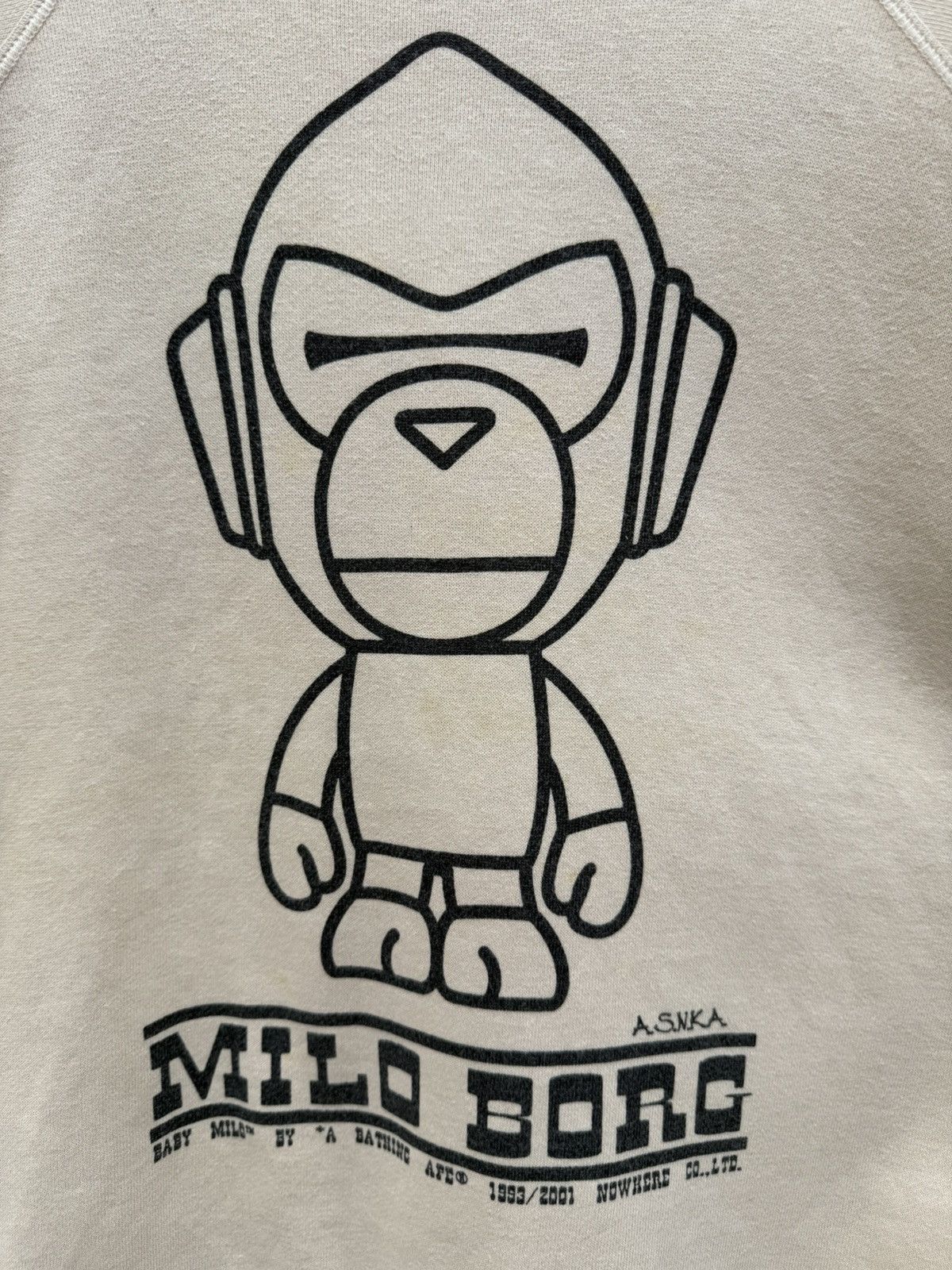 Bape Vintage 2001 BAPE “Milo Borg" Dont Test Me & Dont Fuck Me! Size US S / EU 44-46 / 1 - 6 Thumbnail