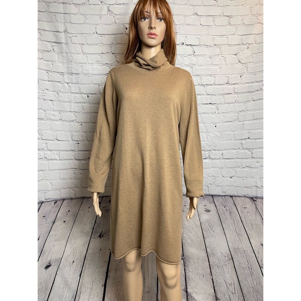 New n:Philanthropy Turtleneck Sweater Lace-up Back Wool Dre