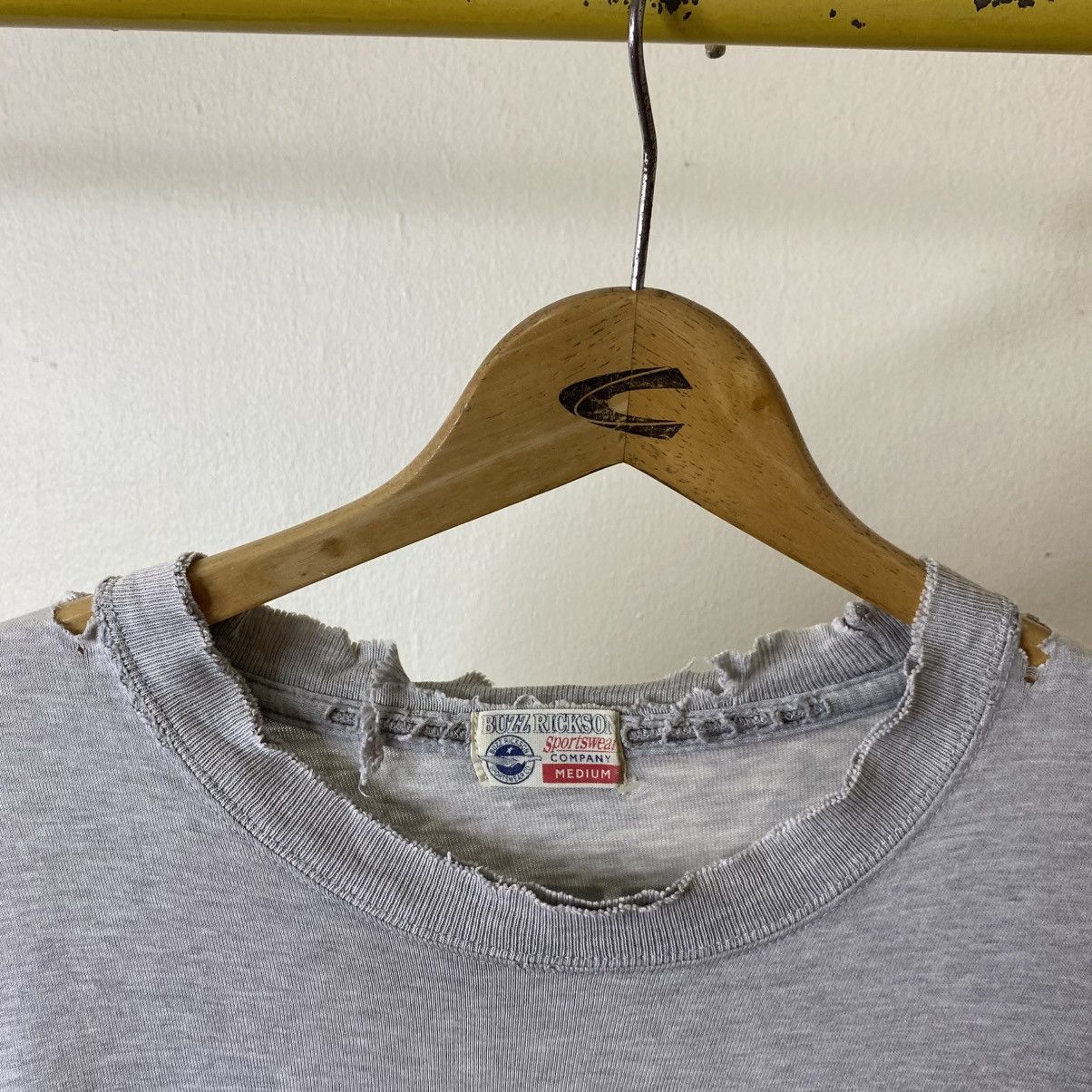 Buzz Rickson's United States Marines Corps USMC Distressed LS T Shirt Size US M / EU 48-50 / 2 - 3 Thumbnail