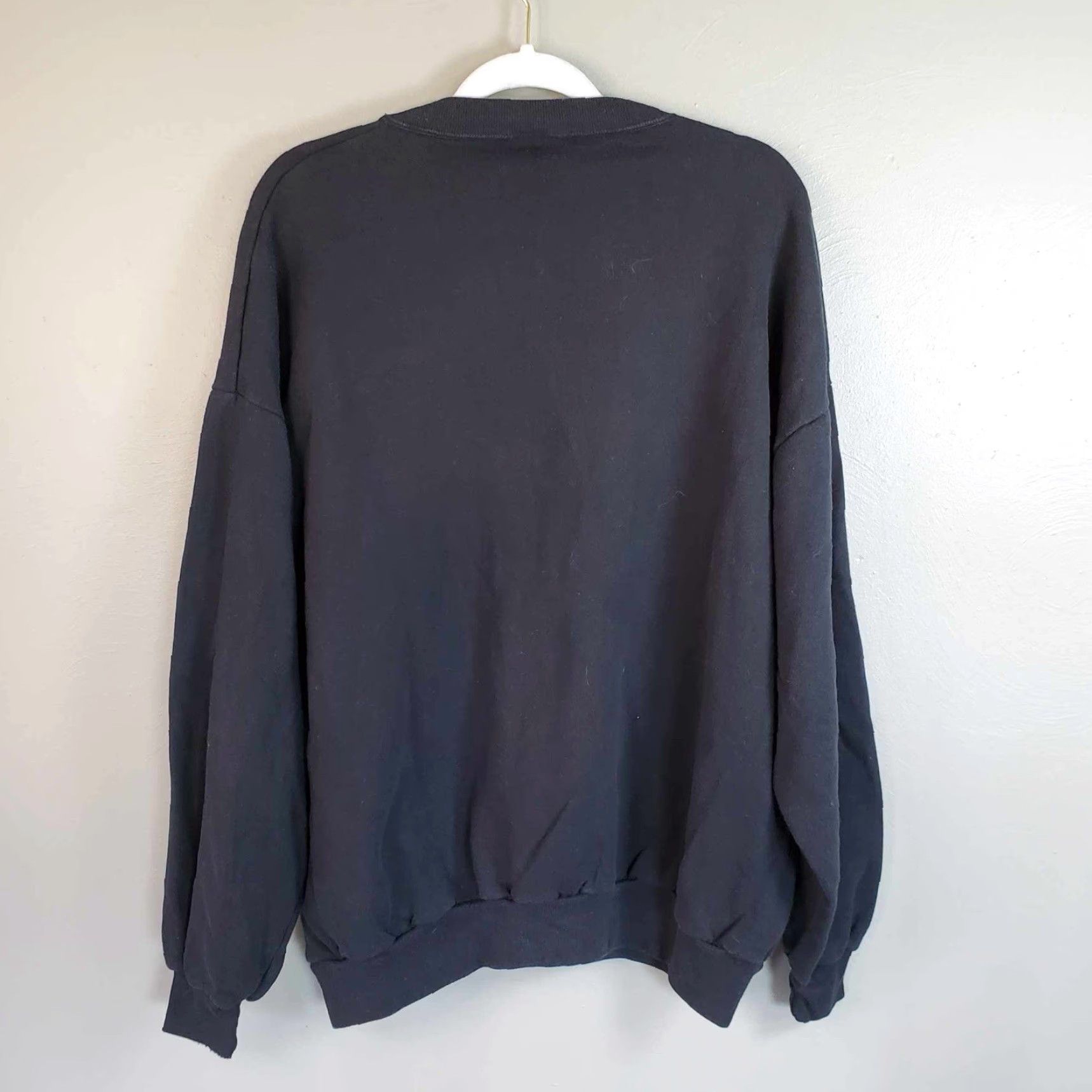 Jerzees VINTAGE Jerzees Pittsburgh Steelers Crewneck Sweatshirt 2XL Black Unisex Adults Pullover 90s Y2K USA Made Size US XXL / EU 58 / 5 - 6 Thumbnail