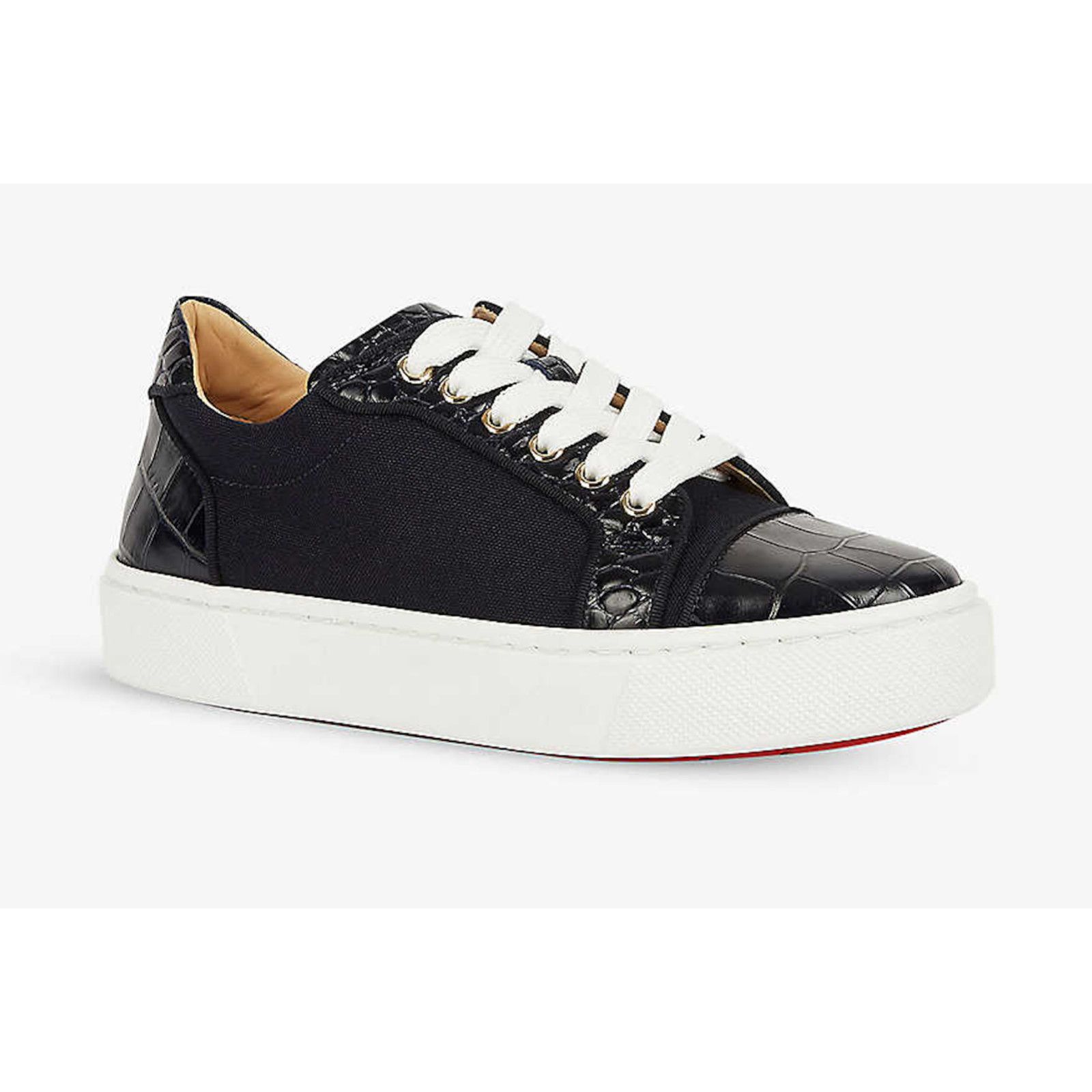 Christian Louboutin Christian Louboutin Blue Flat Lace Up Low Top Sneaker 36.5 Size US 6.5 / IT 36.5 - 3 Thumbnail