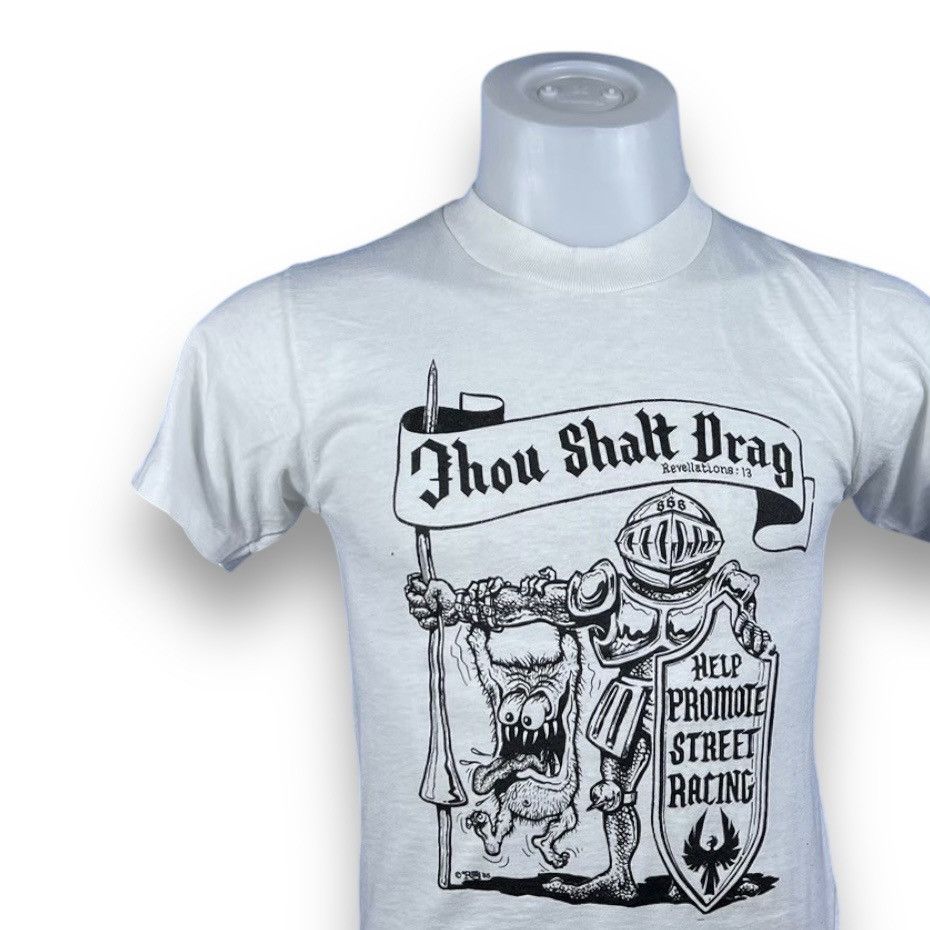 Powell Peralta × Vintage Rat Fink 90s Moon Eyes Big Daddy Ed Roth Vintage 90s T-Shirt Size US S / EU 44-46 / 1 - 1 Thumbnail