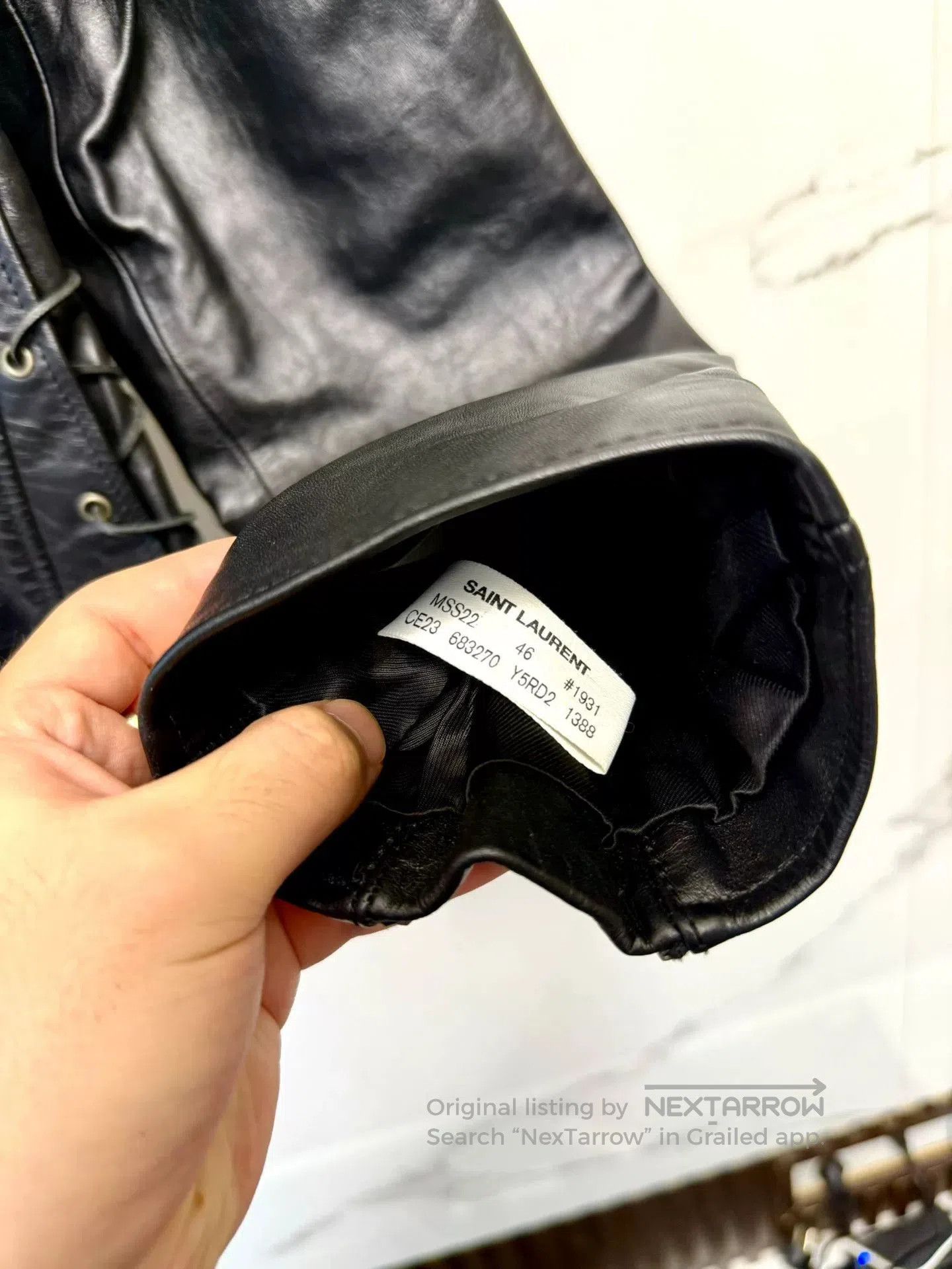 Saint Laurent Paris saint laurent studded black leather jacket. Size US S / EU 44-46 / 1 - 6 Thumbnail