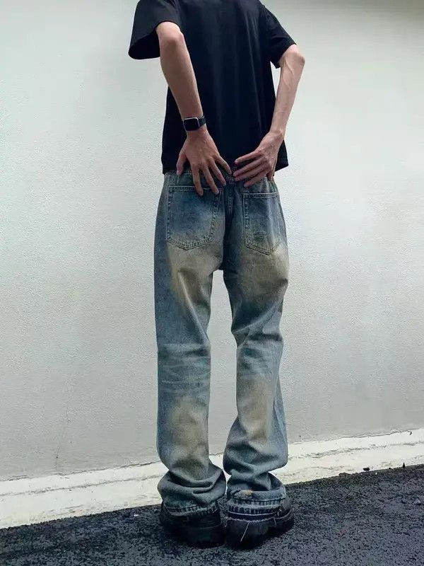 Japanese Brand Vintage baggy straight leg casual jeans Size US 32 / EU 48 - 2 Thumbnail