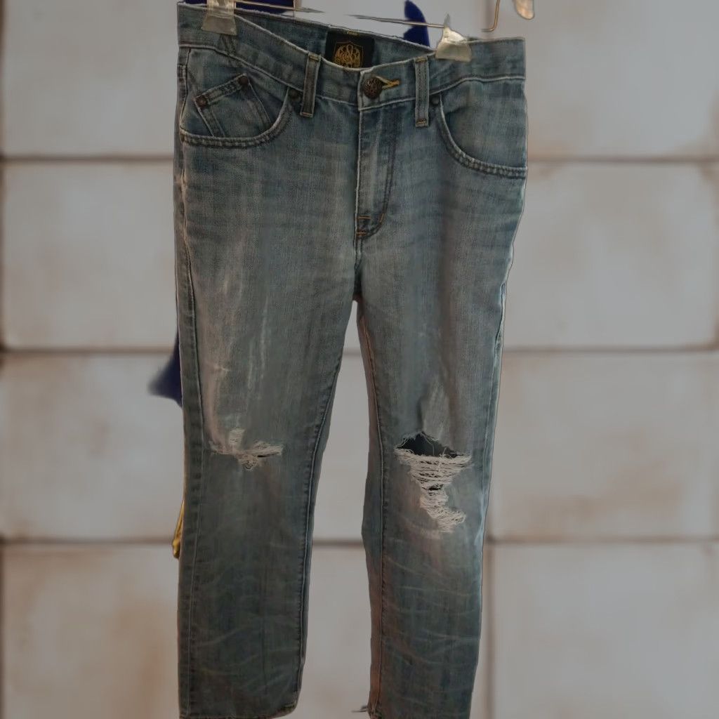 Vintage VINTAGE Rock & Republic Jeans Ladies Denim Jeans Junior Size 16 Blue Bootcut Womens Girls (adjust to include appropriate) Size 38" / US 16 / IT 52 - 1 Thumbnail