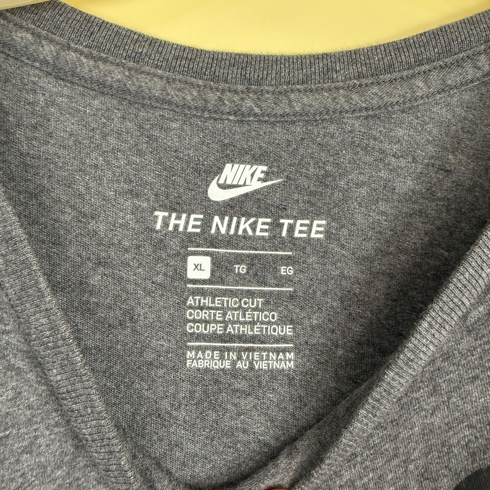 Nike Nike Shirt Adult Gray Black Just Do It Swoosh Long Sleeve Size US XL / EU 56 / 4 - 4 Thumbnail