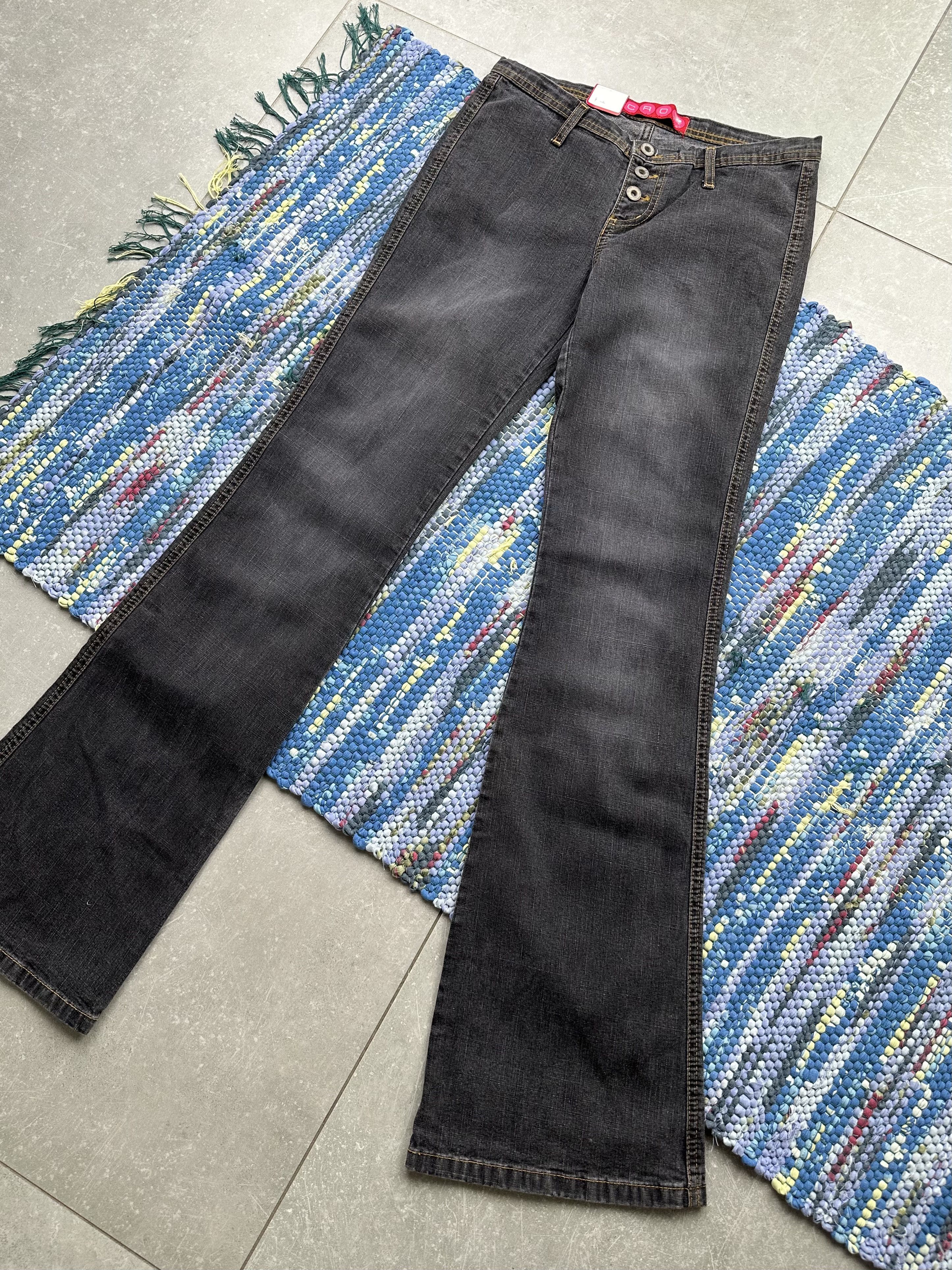 image of Avant Garde x Vintage Flare Jeans in Grey, Women's (Size 30)